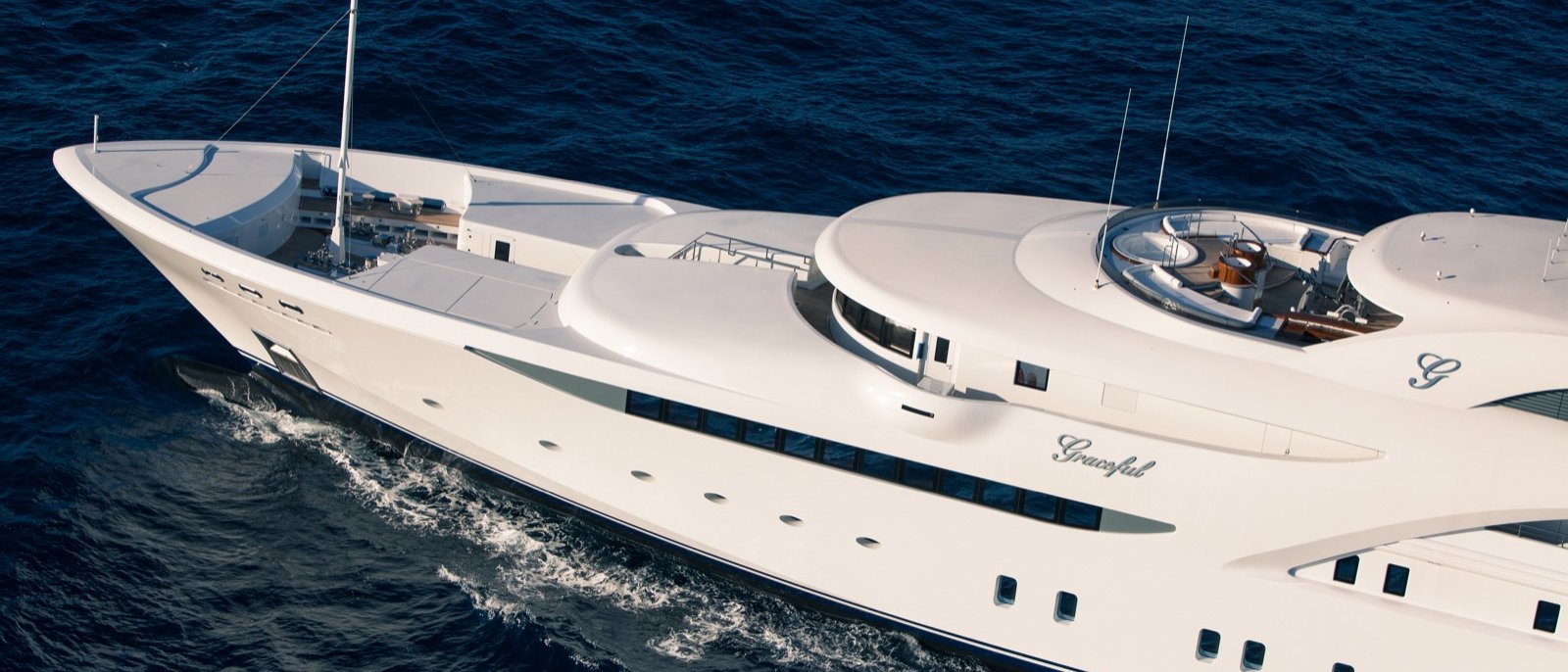Graceful, 83m new build superyacht, built by Blohm+Voss, designed by H2 Yacht Design