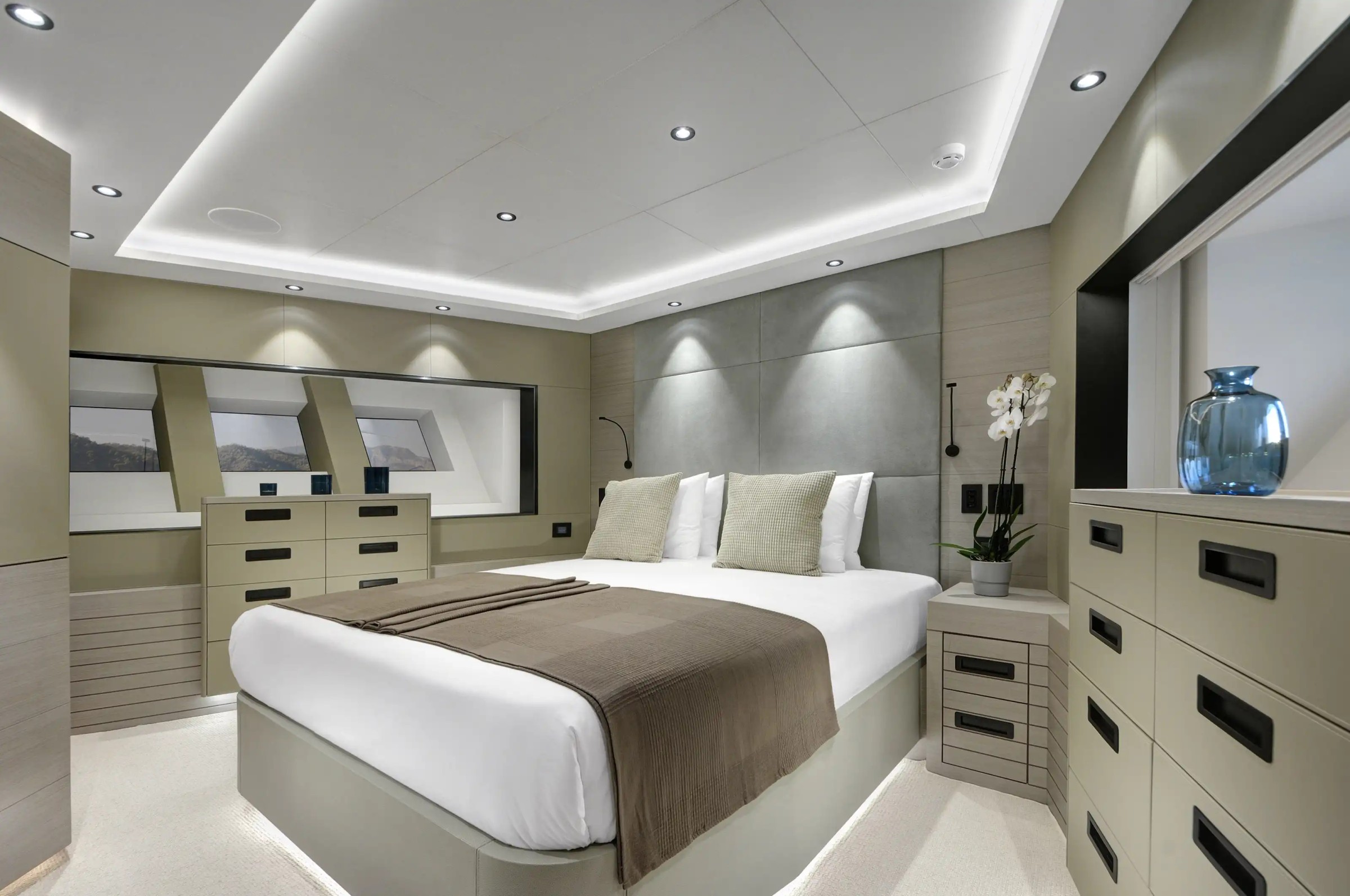 Piccolo, 38m new build superyacht, built by Alpha Custom Yacht, designed by H2 Yacht Design — photograph 25