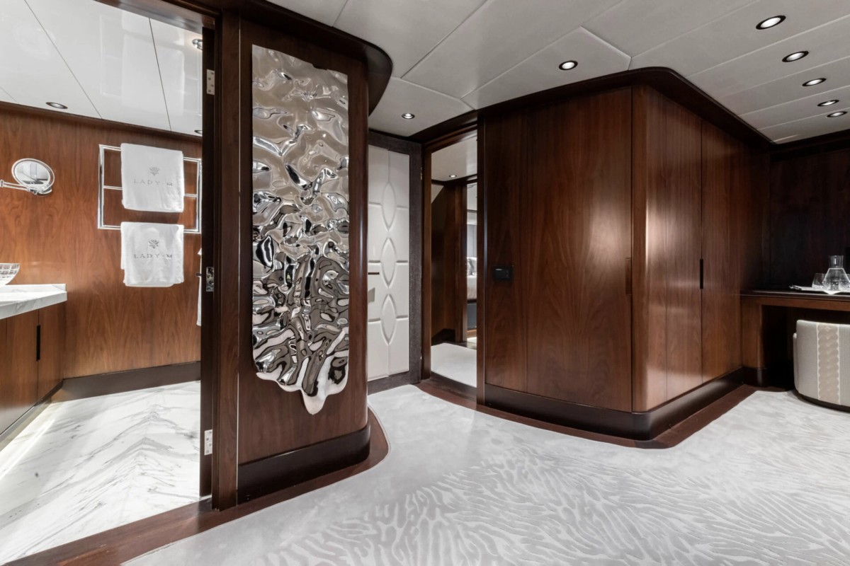 Dakota, 39m superyacht refit, built by Fitzroy Yachts, designed by H2 Yacht Design — photograph 24