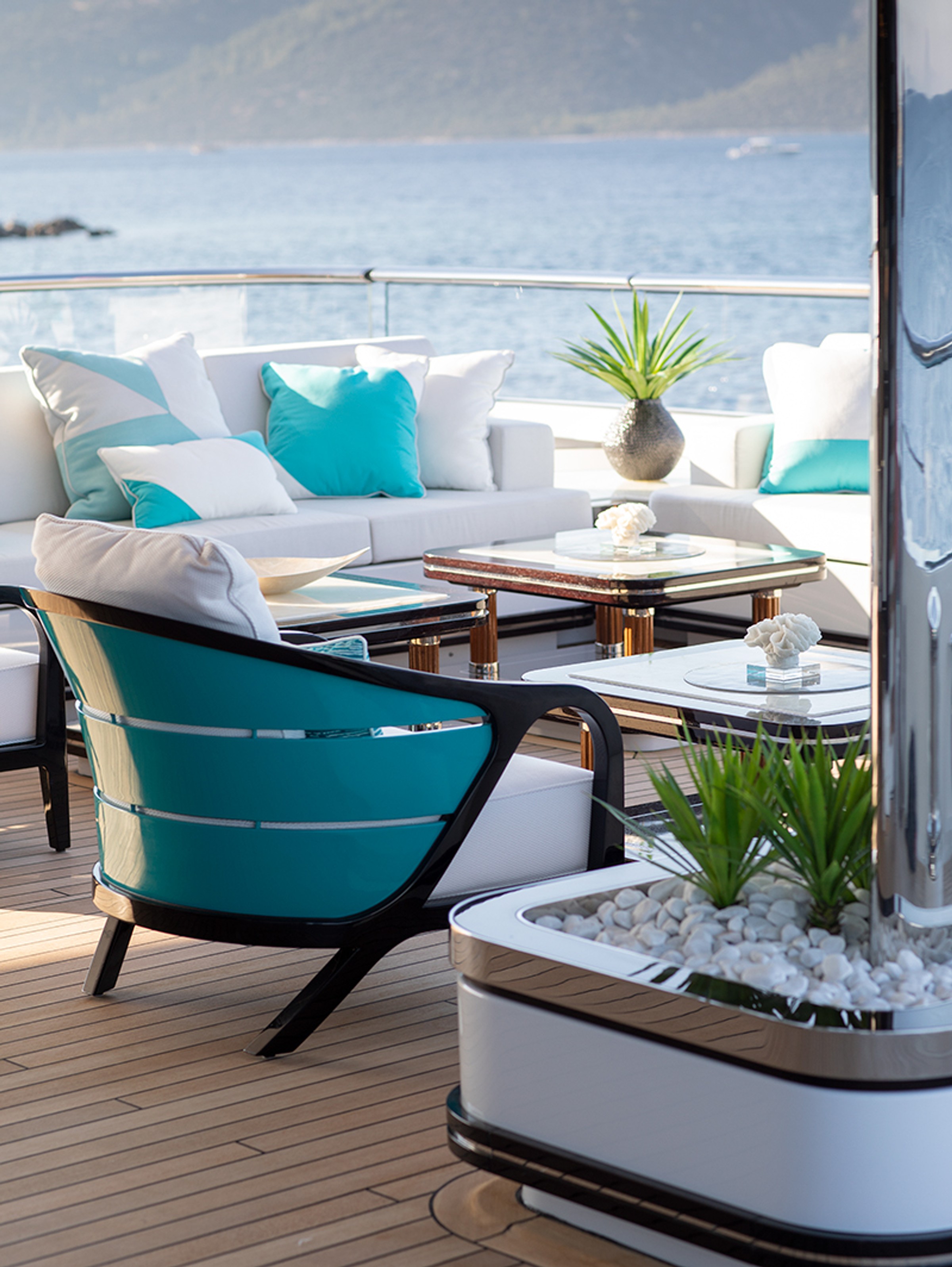 Go, 77m new build superyacht, built by Turquoise Yachts, designed by H2 Yacht Design — photograph 7