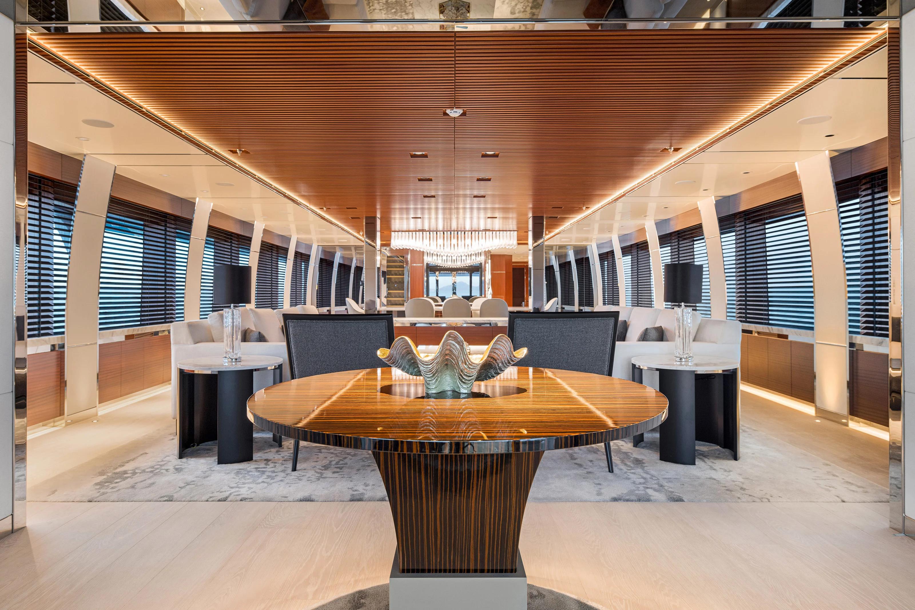 Danzante Bay, 50m new build superyacht, built by Crescent Custom Yachts, designed by H2 Yacht Design — photograph 2