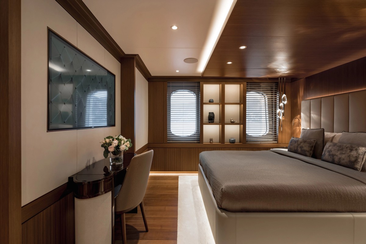 Victorious, 85m new build superyacht, built by AKYACHT, designed by H2 Yacht Design — photograph 36