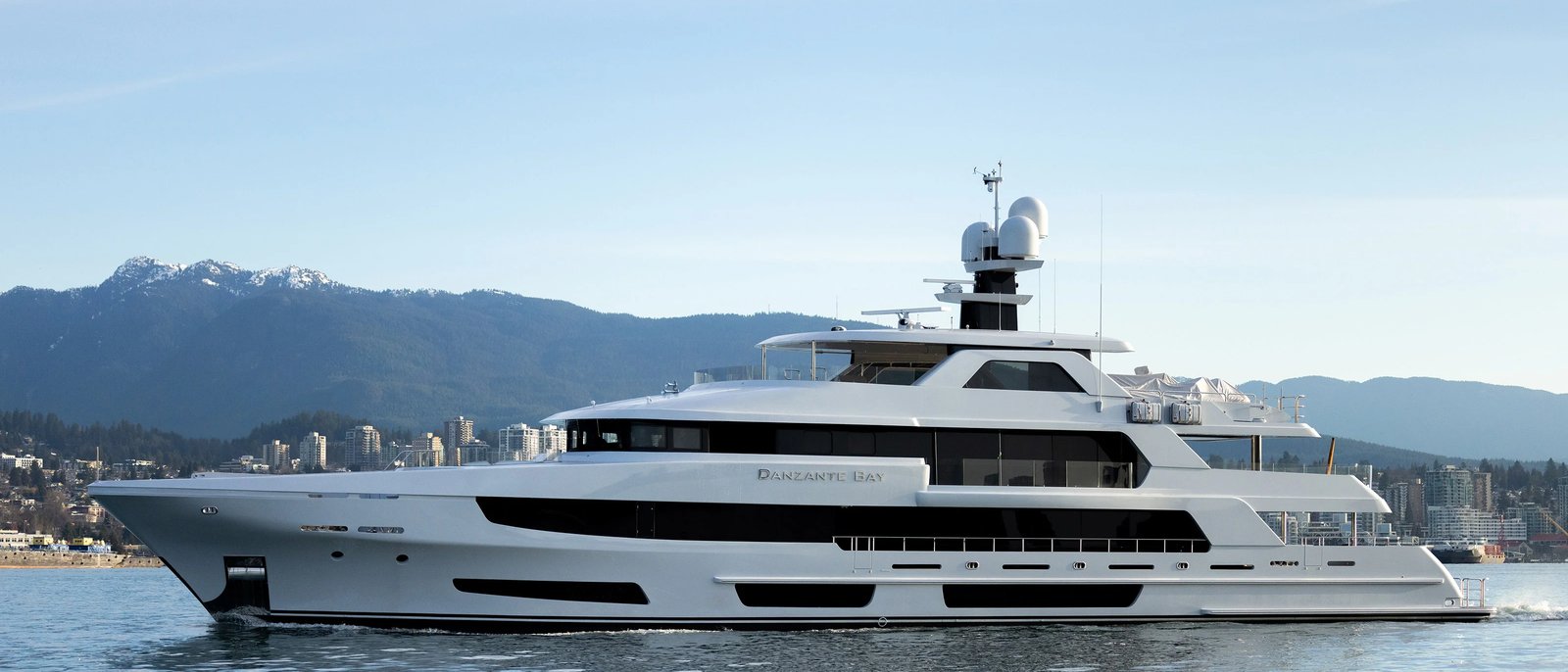 Danzante Bay, 50m new build superyacht, built by Crescent Custom Yachts, designed by H2 Yacht Design