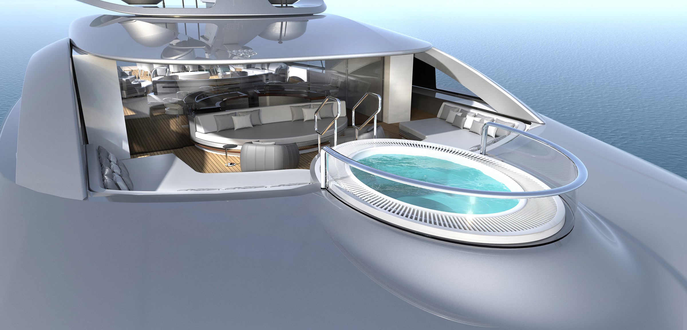 Arc, 90m superyacht concept, designed by H2 Yacht Design — photograph 7