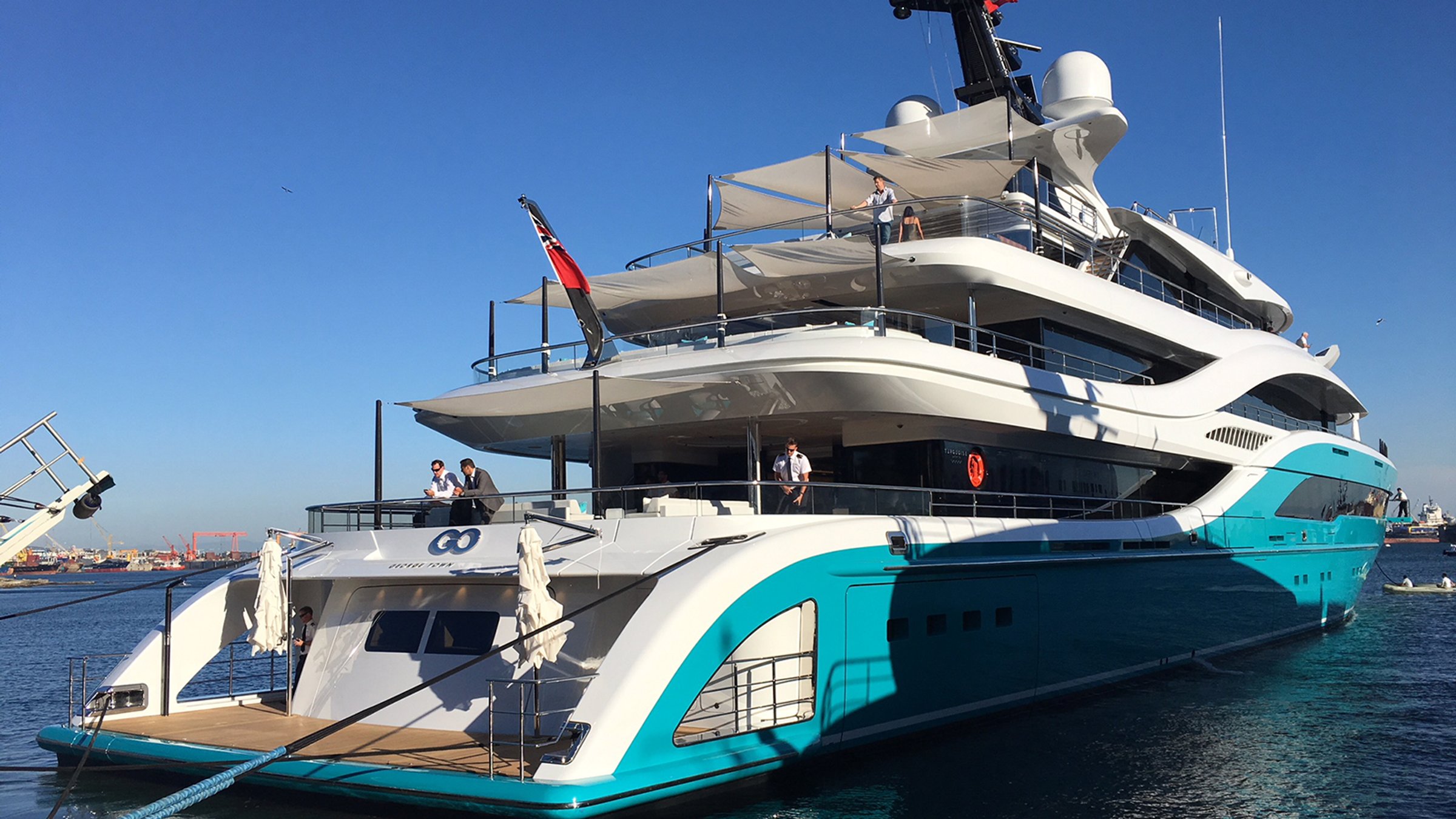 Turquoise Yachts delivers H2 designed 77m flagship yacht Go