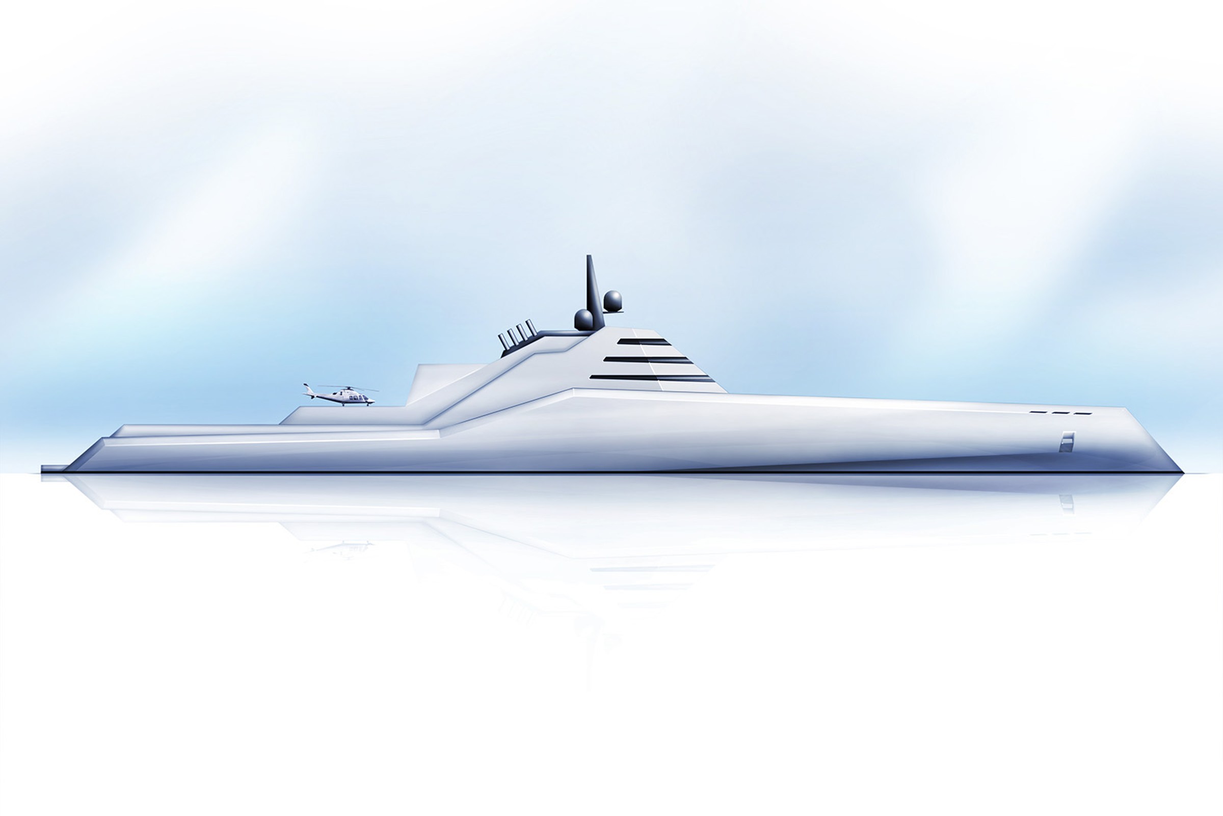 Transporter, 200.00m superyacht concept, designed by H2 Yacht Design — photograph 1