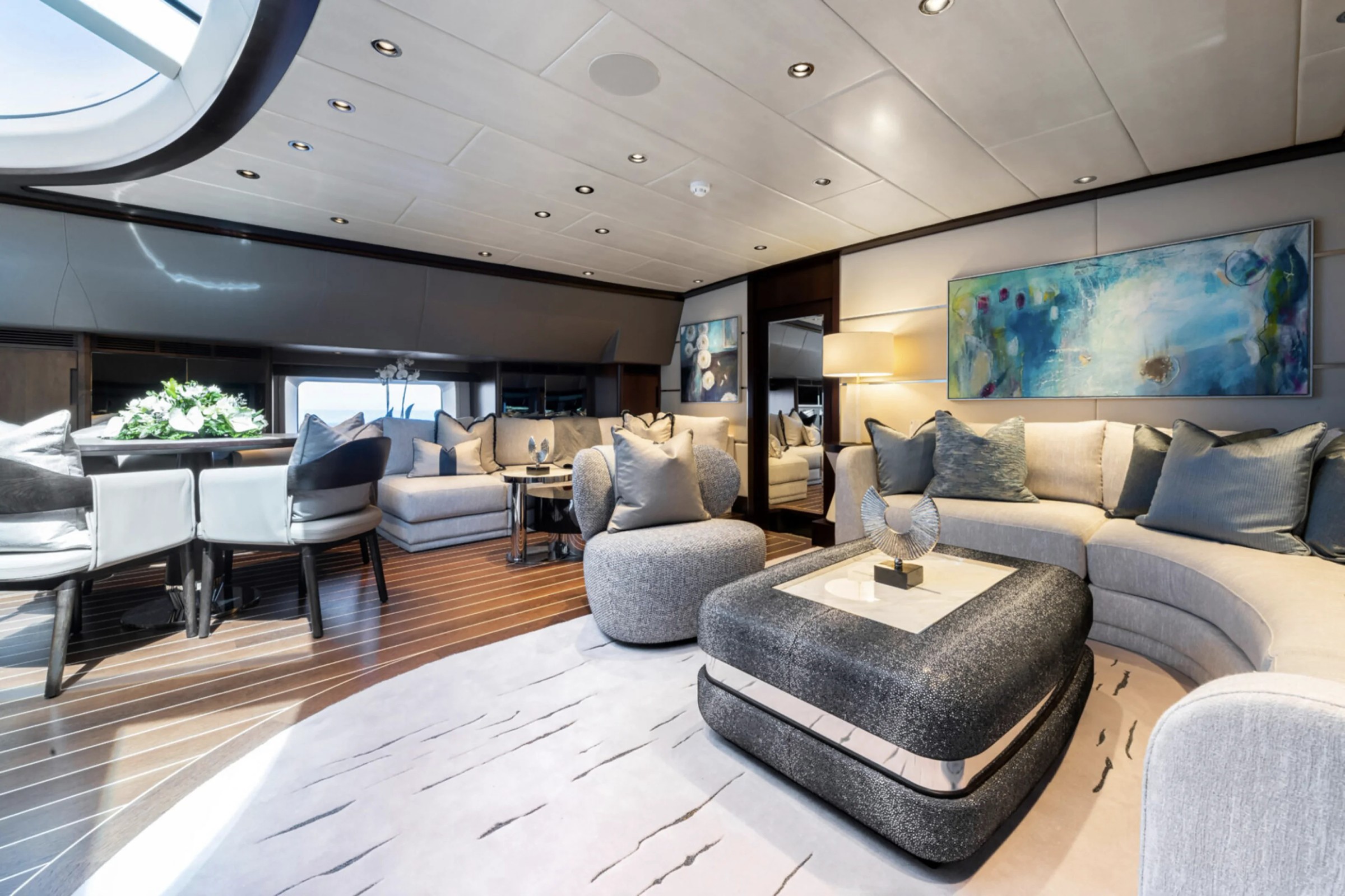 Dakota, 39m superyacht refit, built by Fitzroy Yachts, designed by H2 Yacht Design — photograph 19