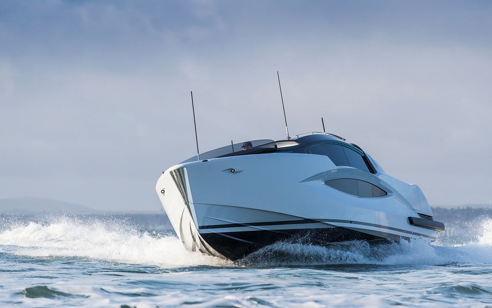 Al Lusail – Closed Limo Tender, 11.2m yacht tender, built by Compass Tenders, designed by H2 Yacht Design