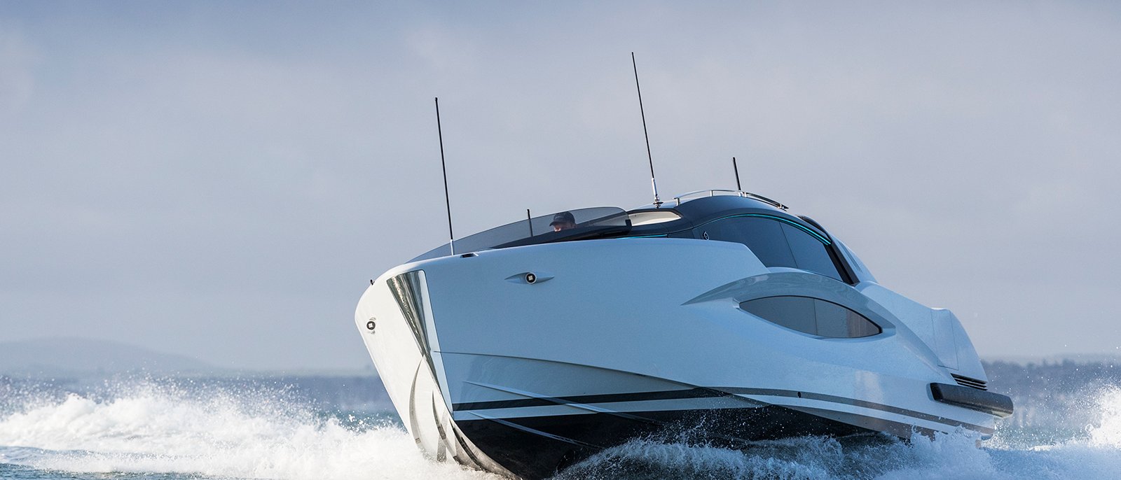 Al Lusail – Closed Limo Tender, 11.2m yacht tender, built by Compass Tenders, designed by H2 Yacht Design