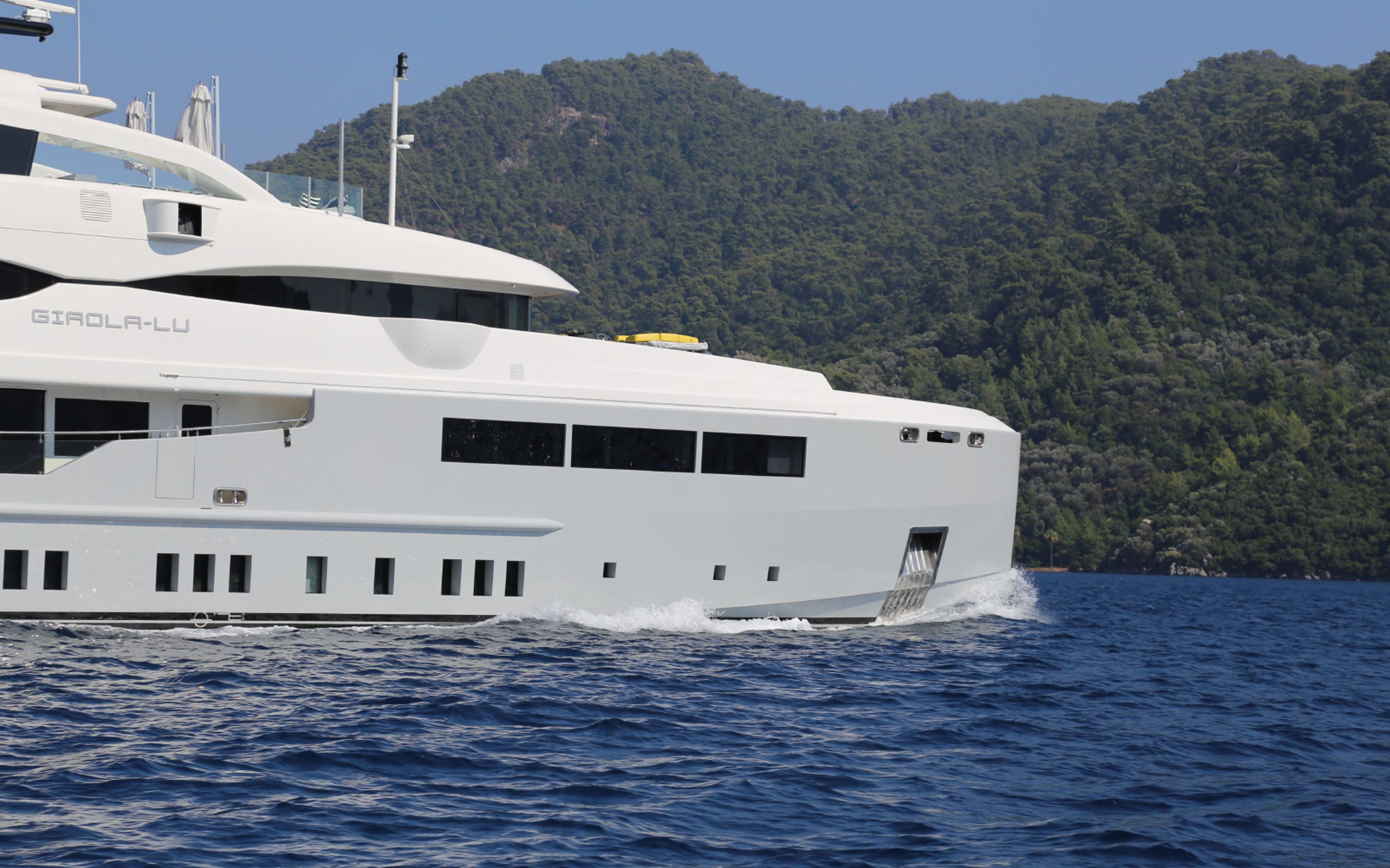 Giaola Lu, 47m new build superyacht, built by Bilgin Yachts, designed by H2 Yacht Design — photograph 4
