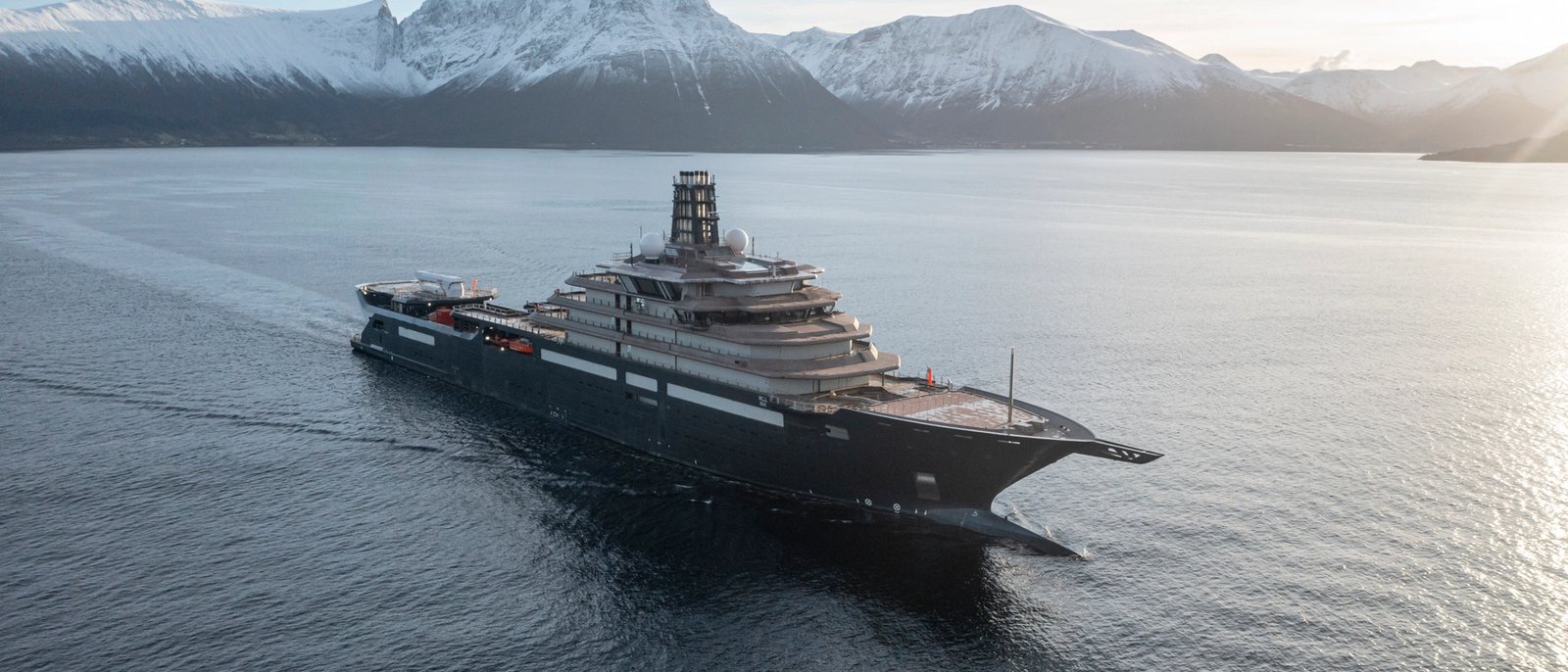 REV Ocean, 194.9m superyacht under construction, built by VARD, designed by H2 Yacht Design