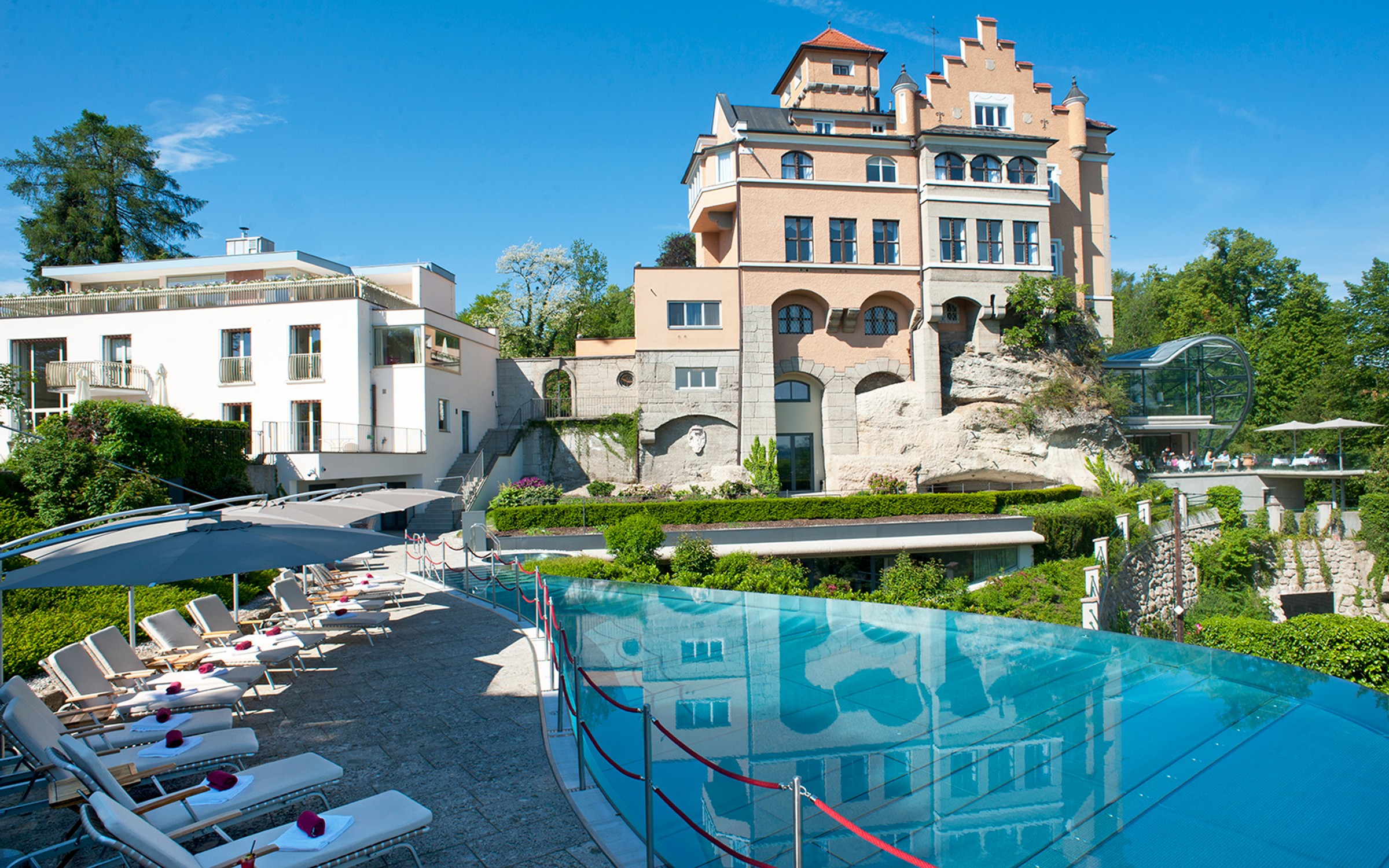 Hotel Schloss Monchstein – The Glass Garden, superyacht, designed by H2 Yacht Design — photograph 1