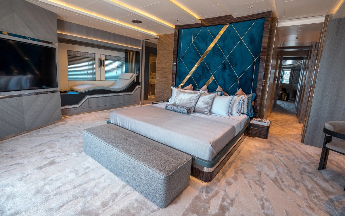 Tatiana, 80m new build superyacht, built by Bilgin Yachts, designed by H2 Yacht Design — photograph 11