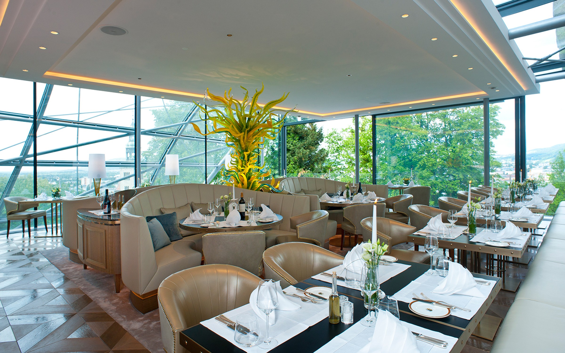 Hotel Schloss Monchstein – The Glass Garden, superyacht, designed by H2 Yacht Design — photograph 7