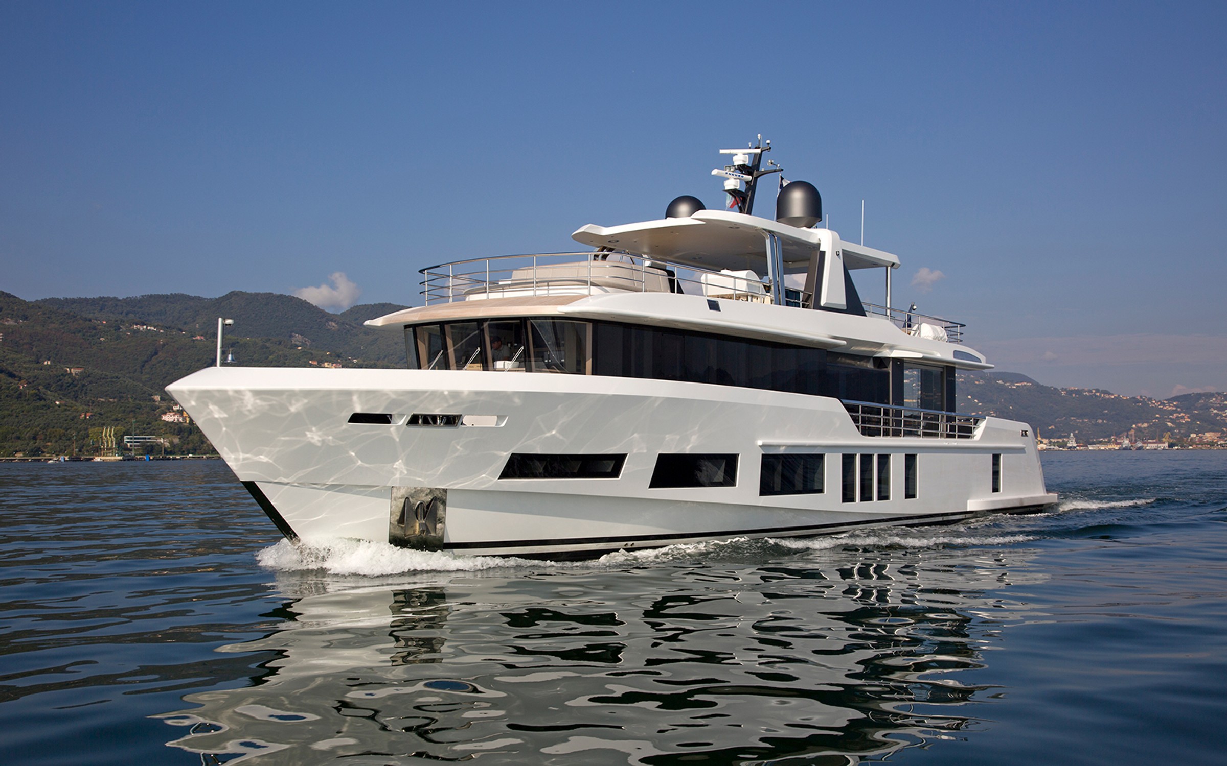 Andreika, 32.3m new build superyacht, built by Alpha Custom Yacht, designed by H2 Yacht Design
