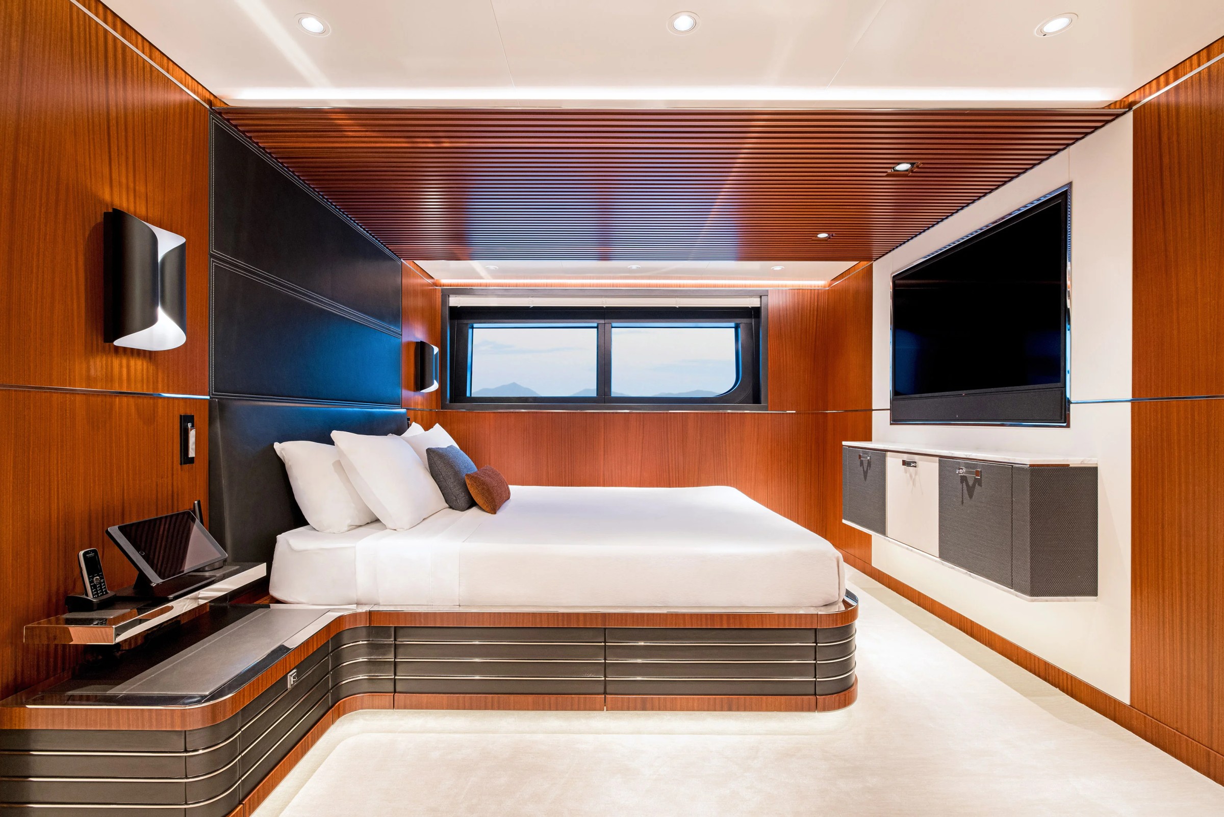 Danzante Bay, 50m new build superyacht, built by Crescent Custom Yachts, designed by H2 Yacht Design — photograph 13