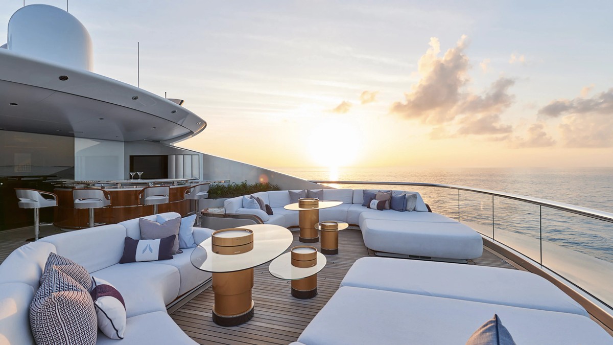 Arrow, 75m new build superyacht, built by Feadship, designed by H2 Yacht Design — photograph 9