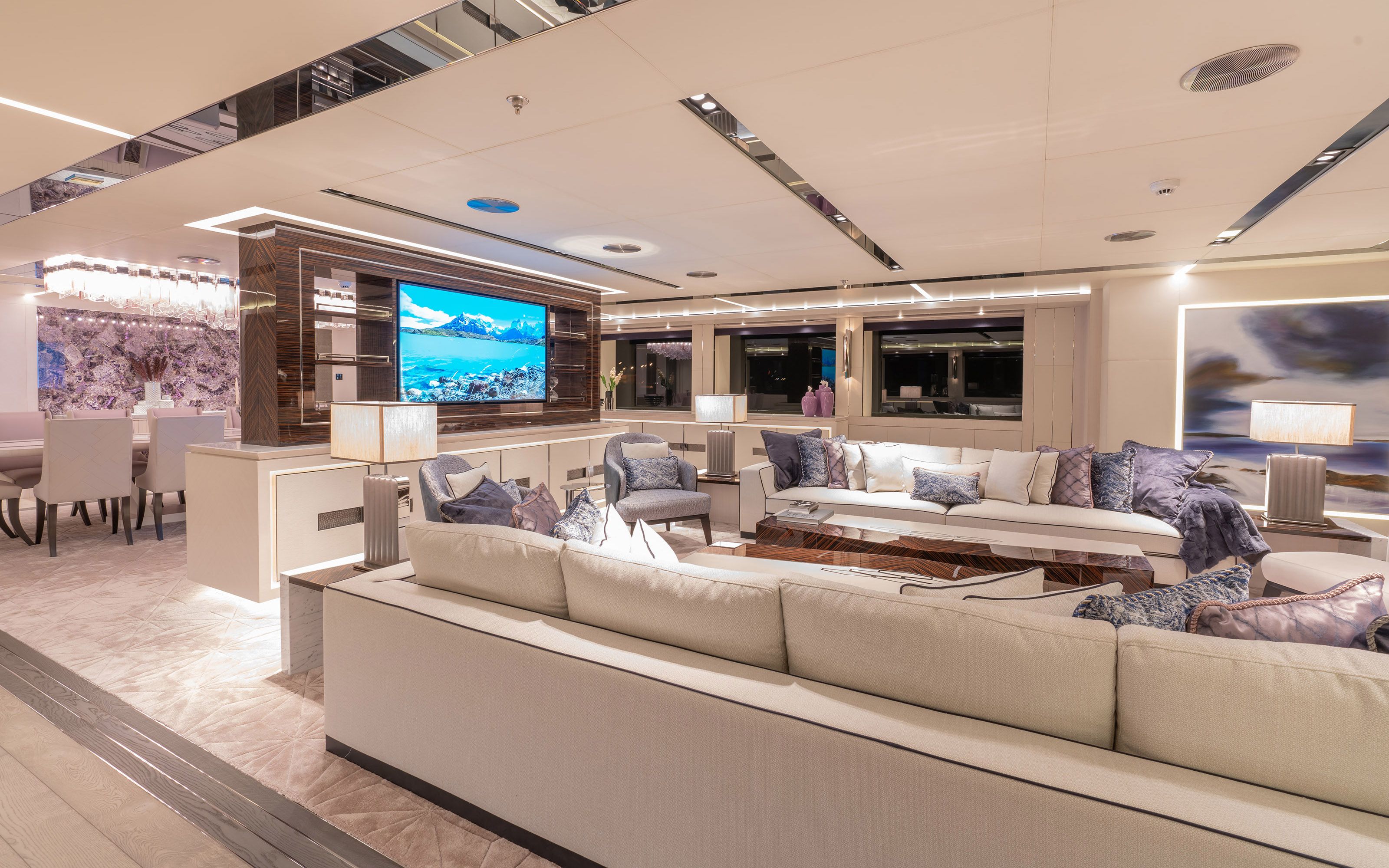 Tatiana, 80m new build superyacht, built by Bilgin Yachts, designed by H2 Yacht Design — photograph 2