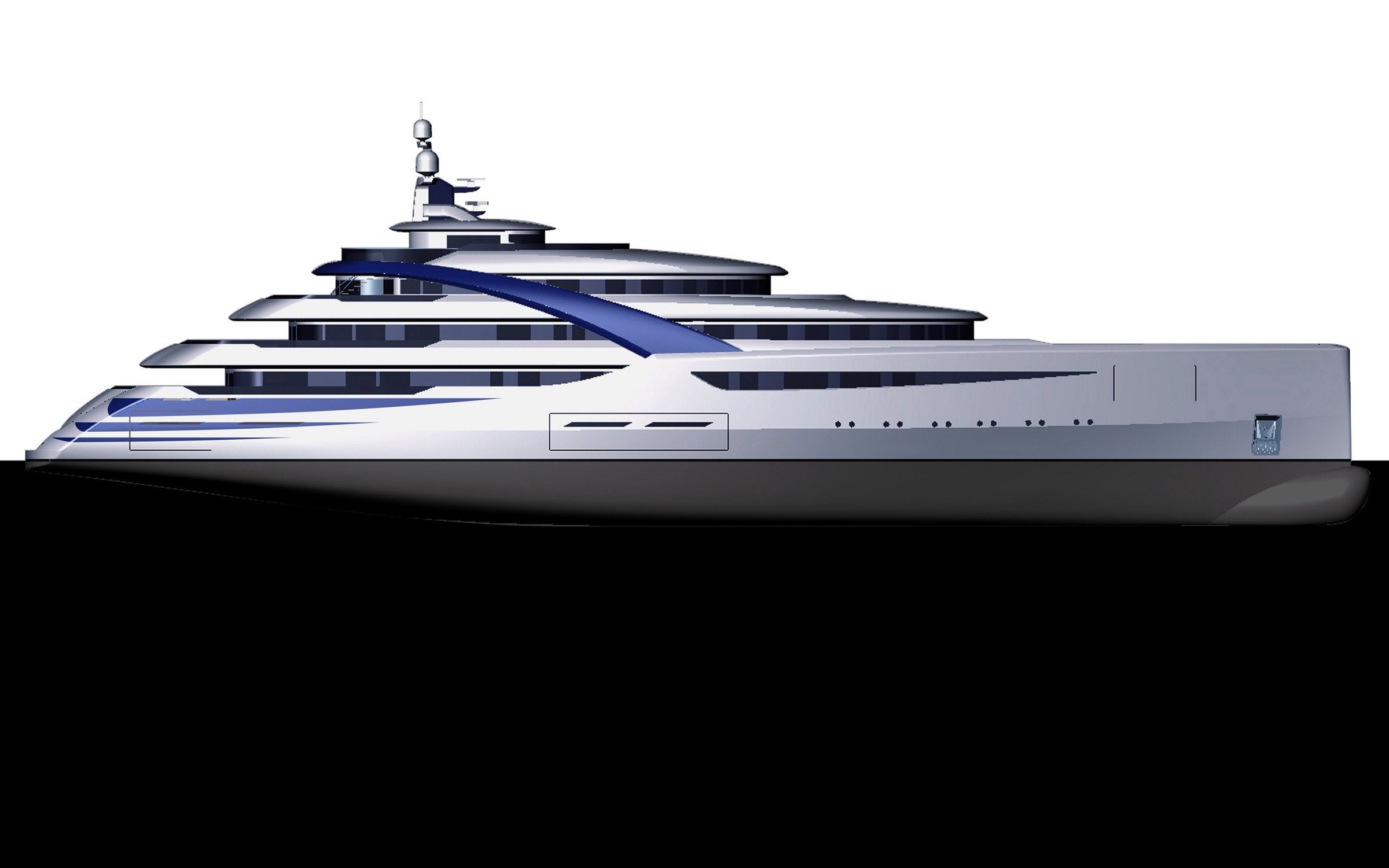 Icon Yachts, 85.00m superyacht concept, designed by H2 Yacht Design — photograph 10