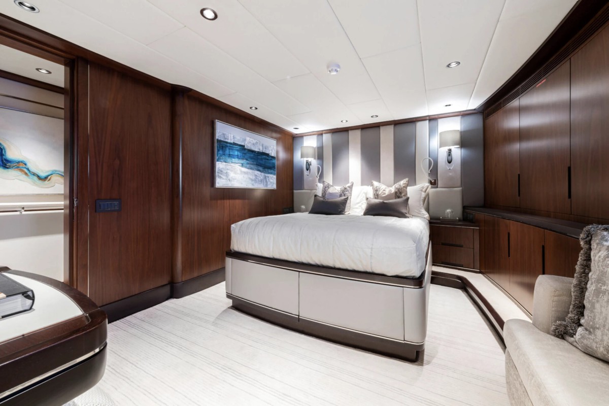 Dakota, 39m superyacht refit, built by Fitzroy Yachts, designed by H2 Yacht Design — photograph 27
