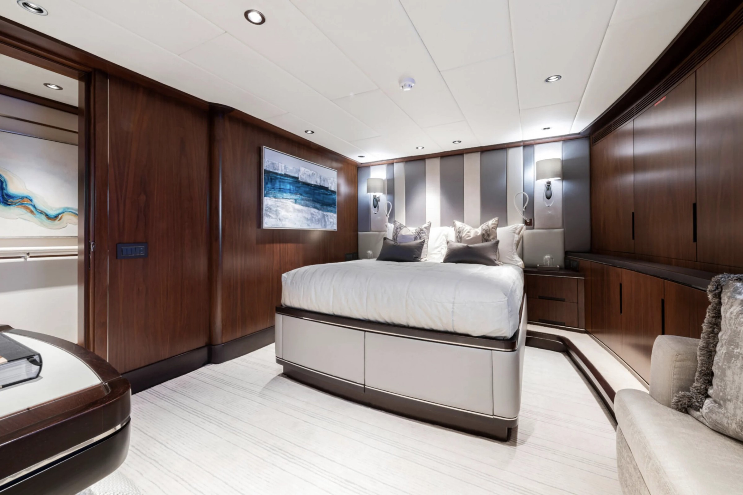 Dakota, 39m superyacht refit, built by Fitzroy Yachts, designed by H2 Yacht Design — photograph 25