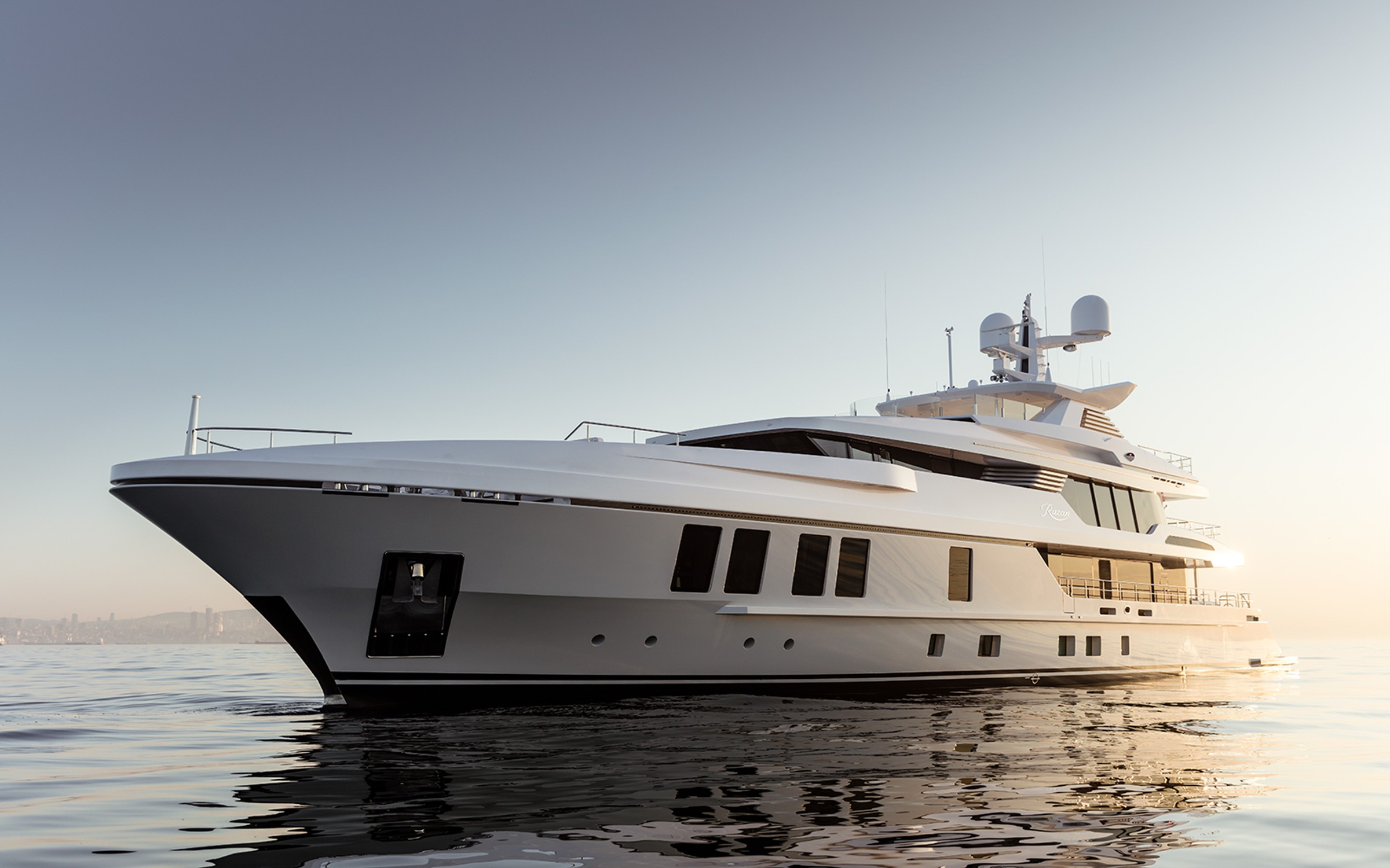 Razan, 47m new build superyacht, built by Turquoise Yachts, designed by H2 Yacht Design