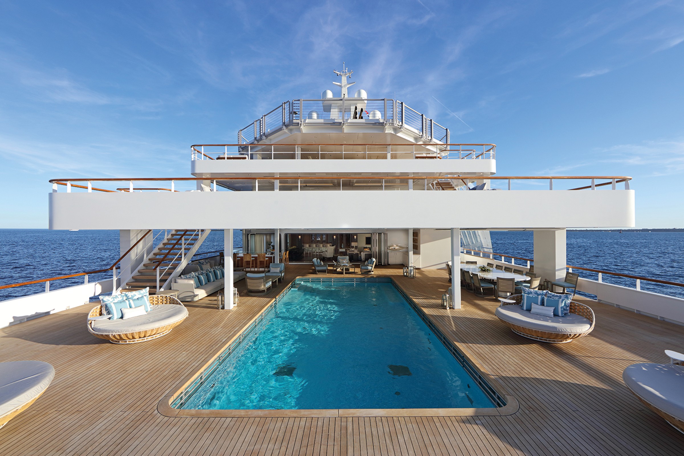 Andromeda, 107m new build superyacht, built by Kleven, designed by H2 Yacht Design — photograph 13