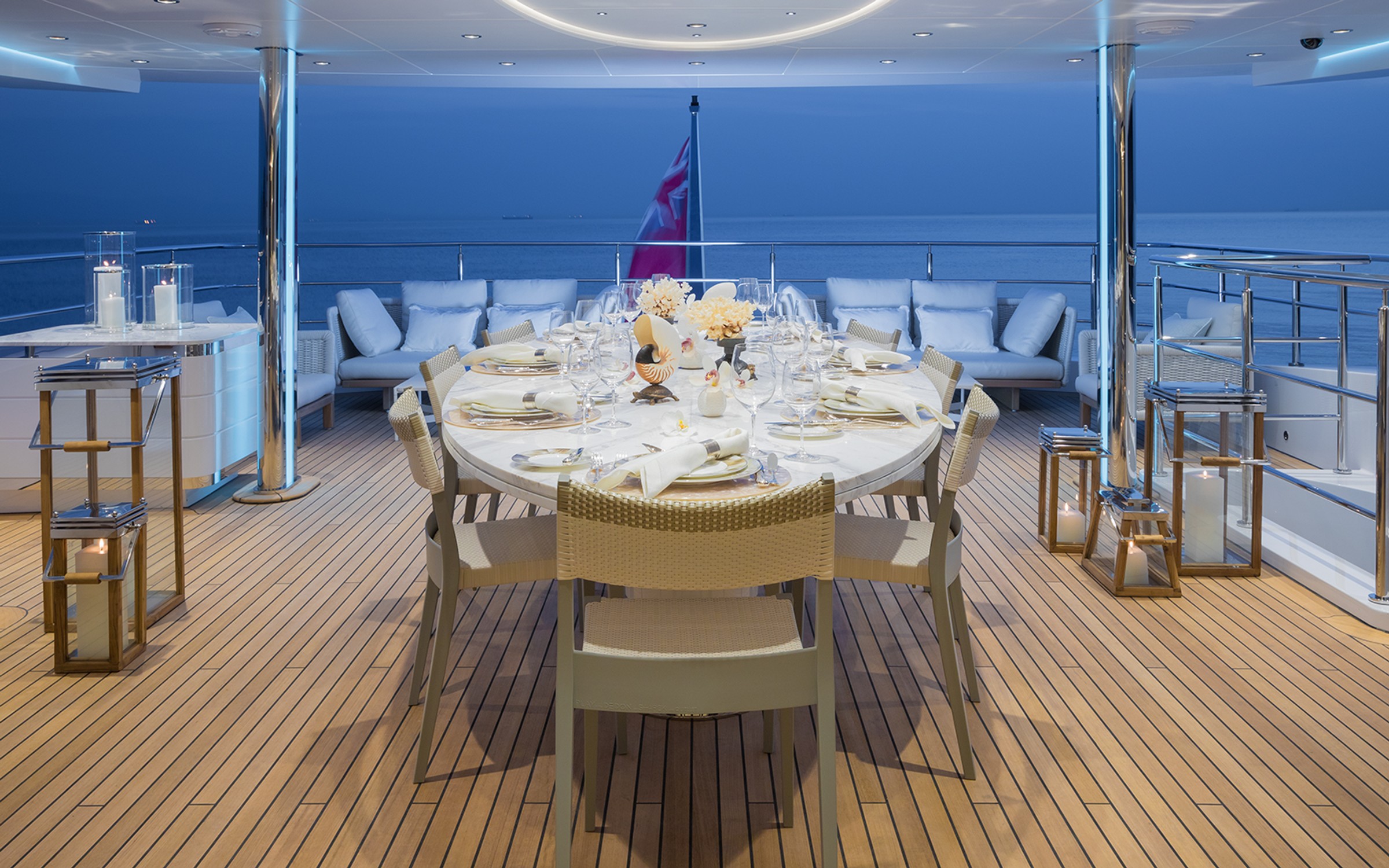Razan, 47m new build superyacht, built by Turquoise Yachts, designed by H2 Yacht Design — photograph 7
