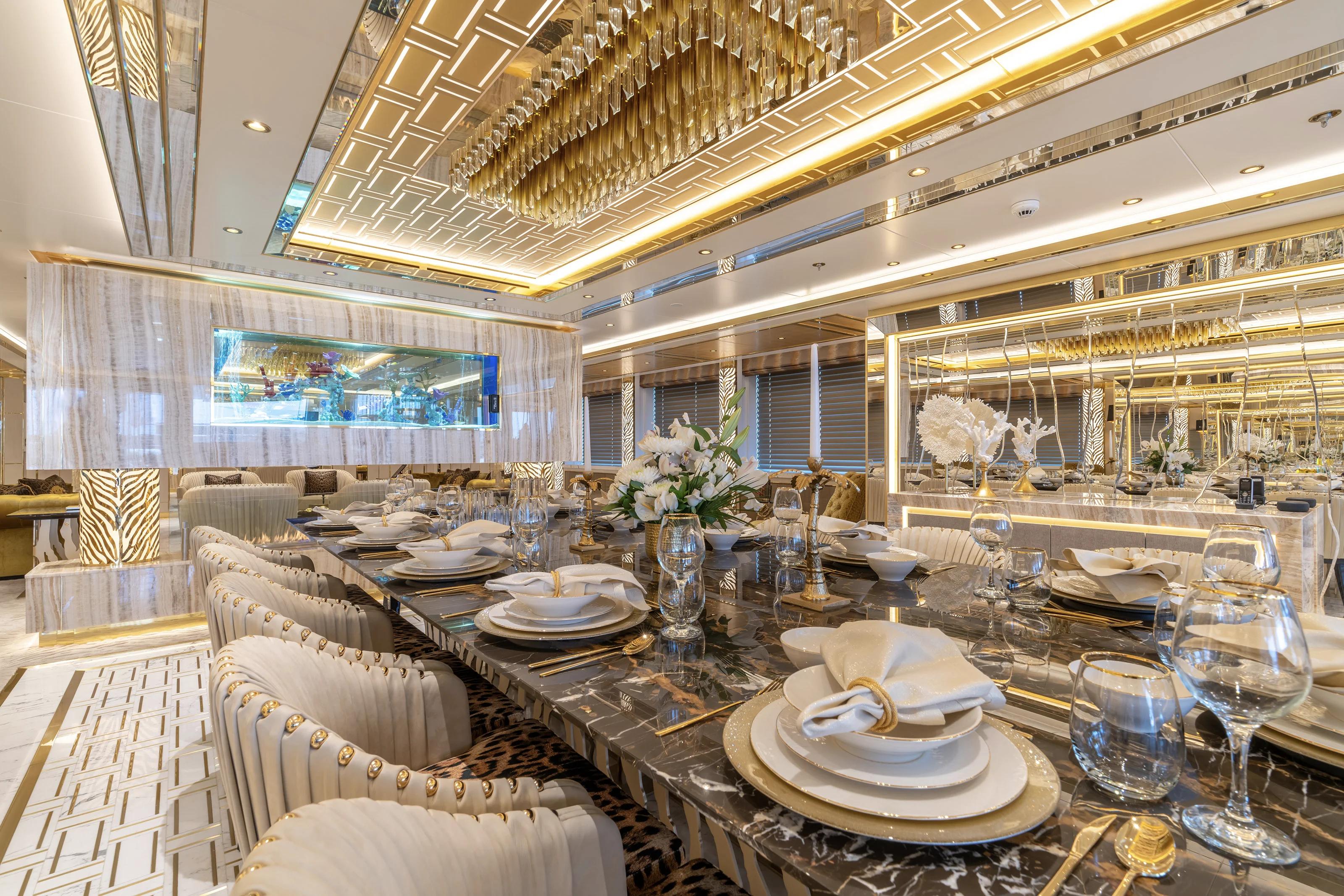 Leona, 80m new build superyacht, built by Bilgin Yachts, designed by H2 Yacht Design — photograph 1