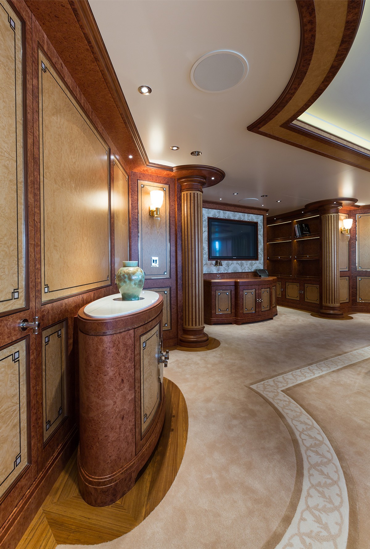Graceful, 83m new build superyacht, built by Blohm+Voss, designed by H2 Yacht Design — photograph 20