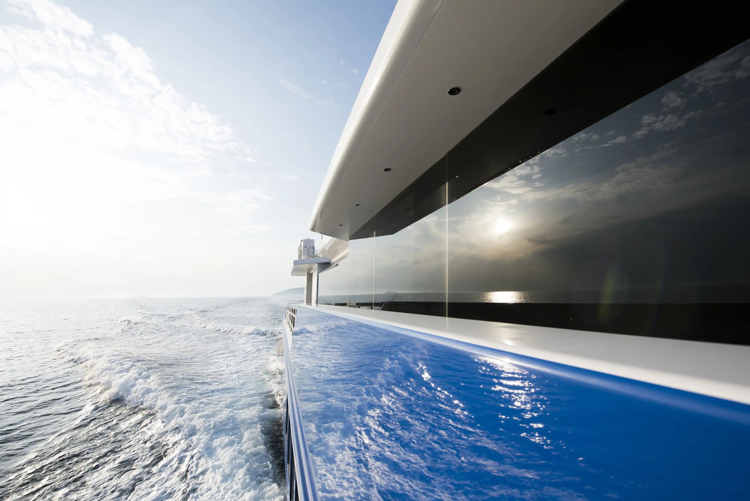 Piccolo, 38m new build superyacht, built by Alpha Custom Yacht, designed by H2 Yacht Design — photograph 7