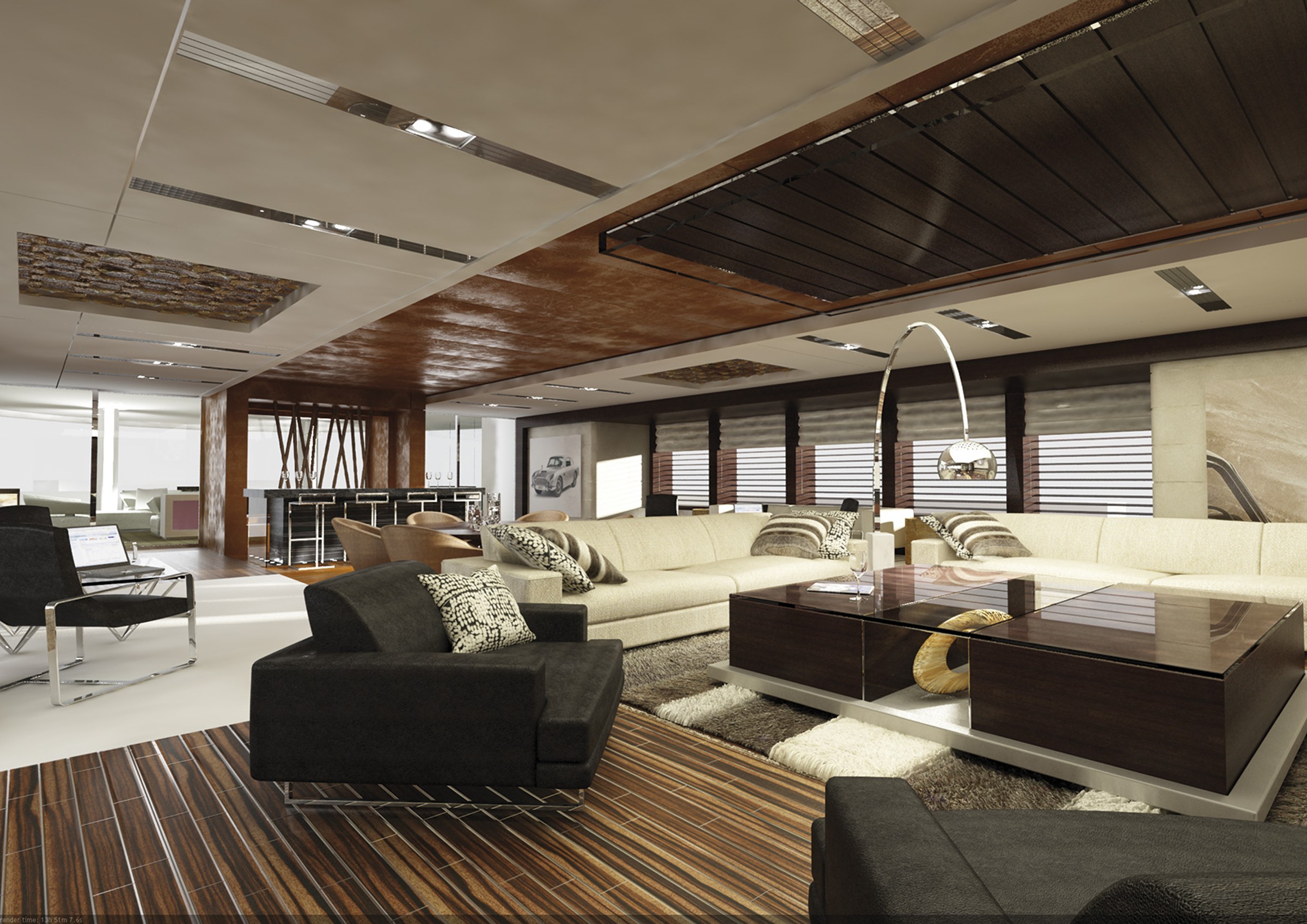 Mars, 90.00m superyacht concept, designed by H2 Yacht Design — photograph 1