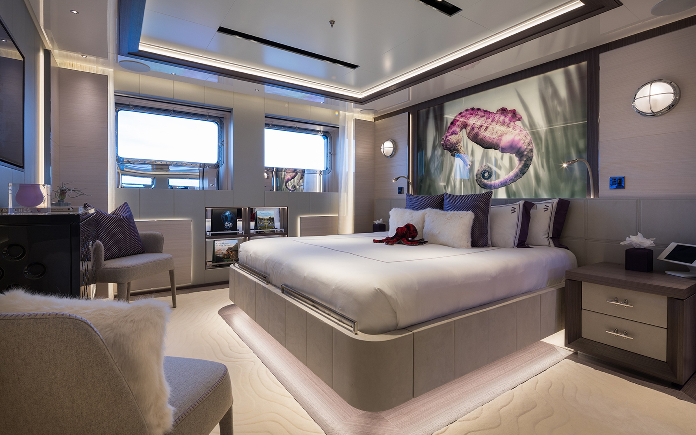 Scout, 64m new build superyacht, built by Hakvoort, designed by H2 Yacht Design — photograph 28