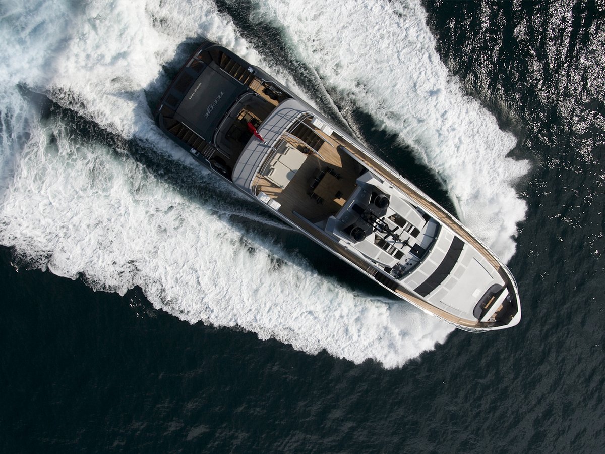 Tee Dje, 38m new build superyacht, built by Bilgin Yachts, designed by H2 Yacht Design — photograph 2