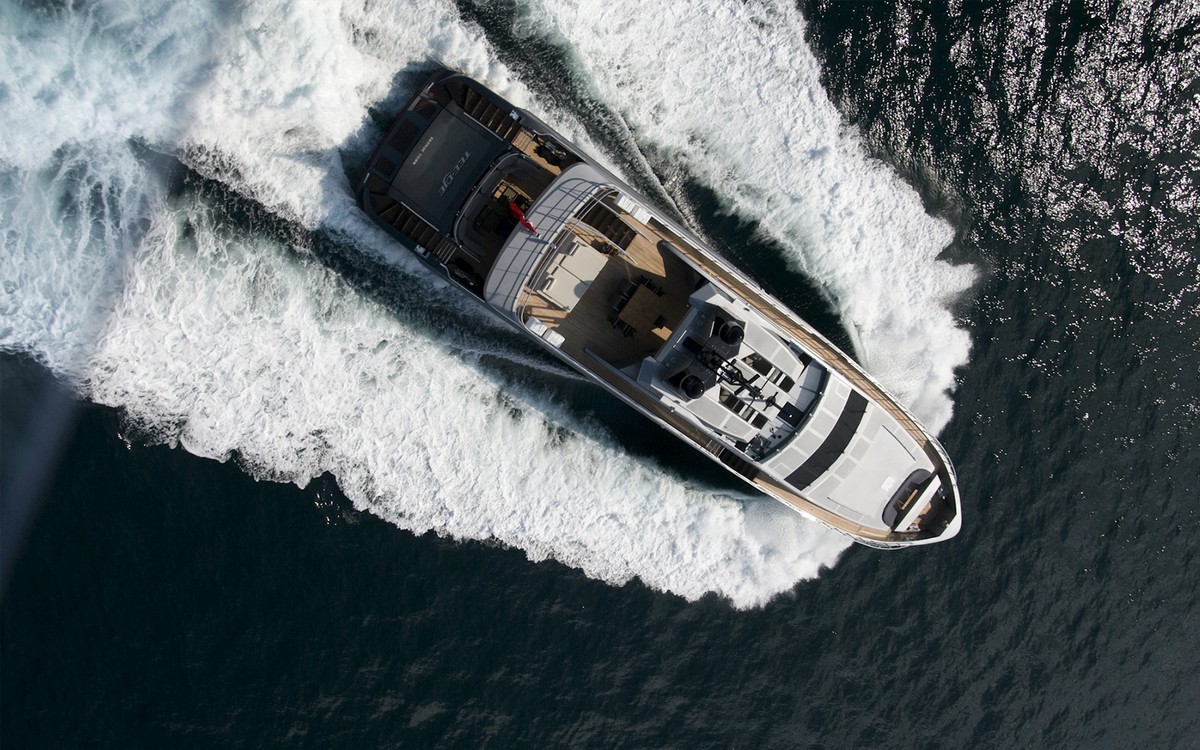 Tee Dje, 38m new build superyacht, built by Bilgin Yachts, designed by H2 Yacht Design — photograph 2