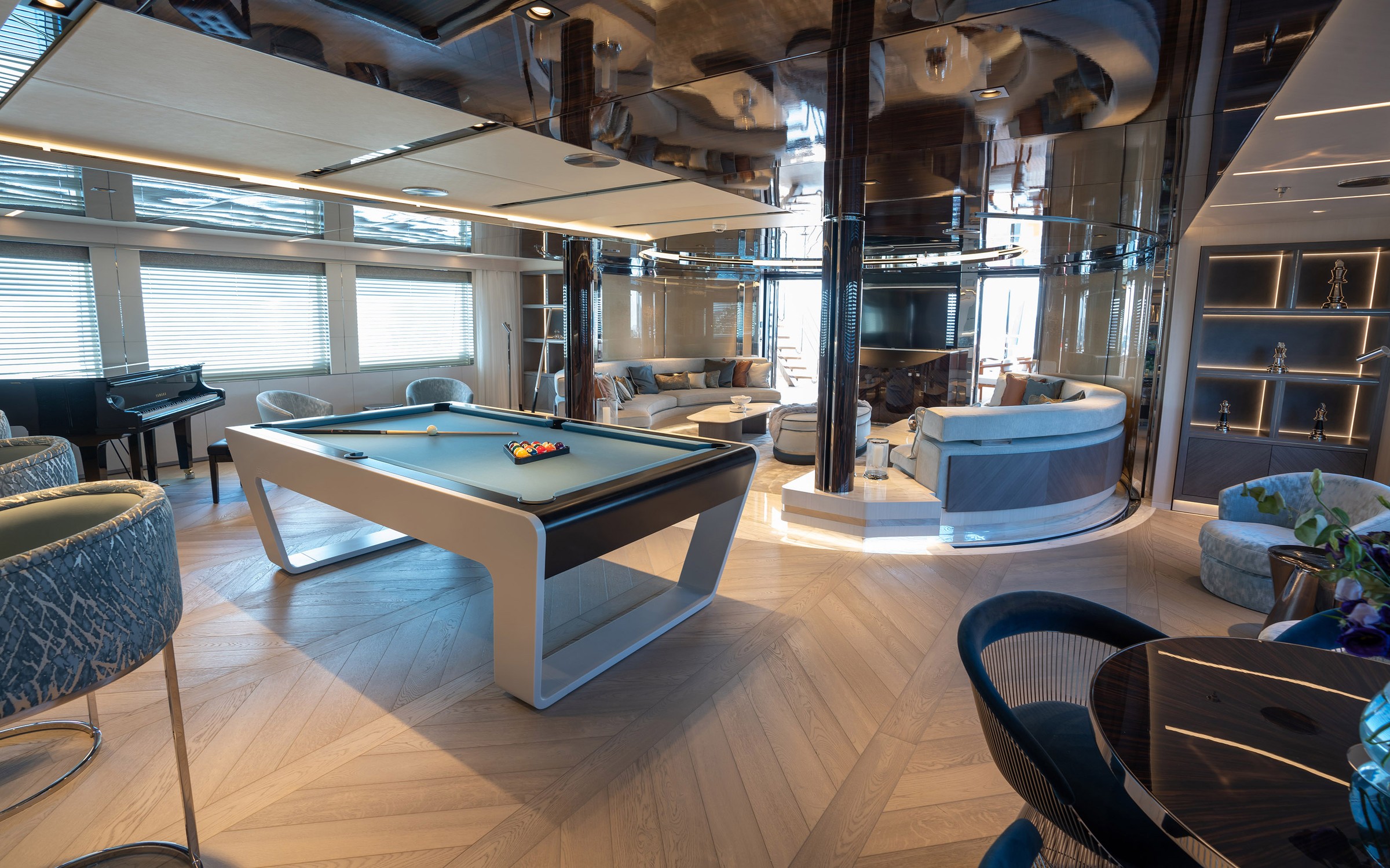Tatiana, 80m new build superyacht, built by Bilgin Yachts, designed by H2 Yacht Design — photograph 10
