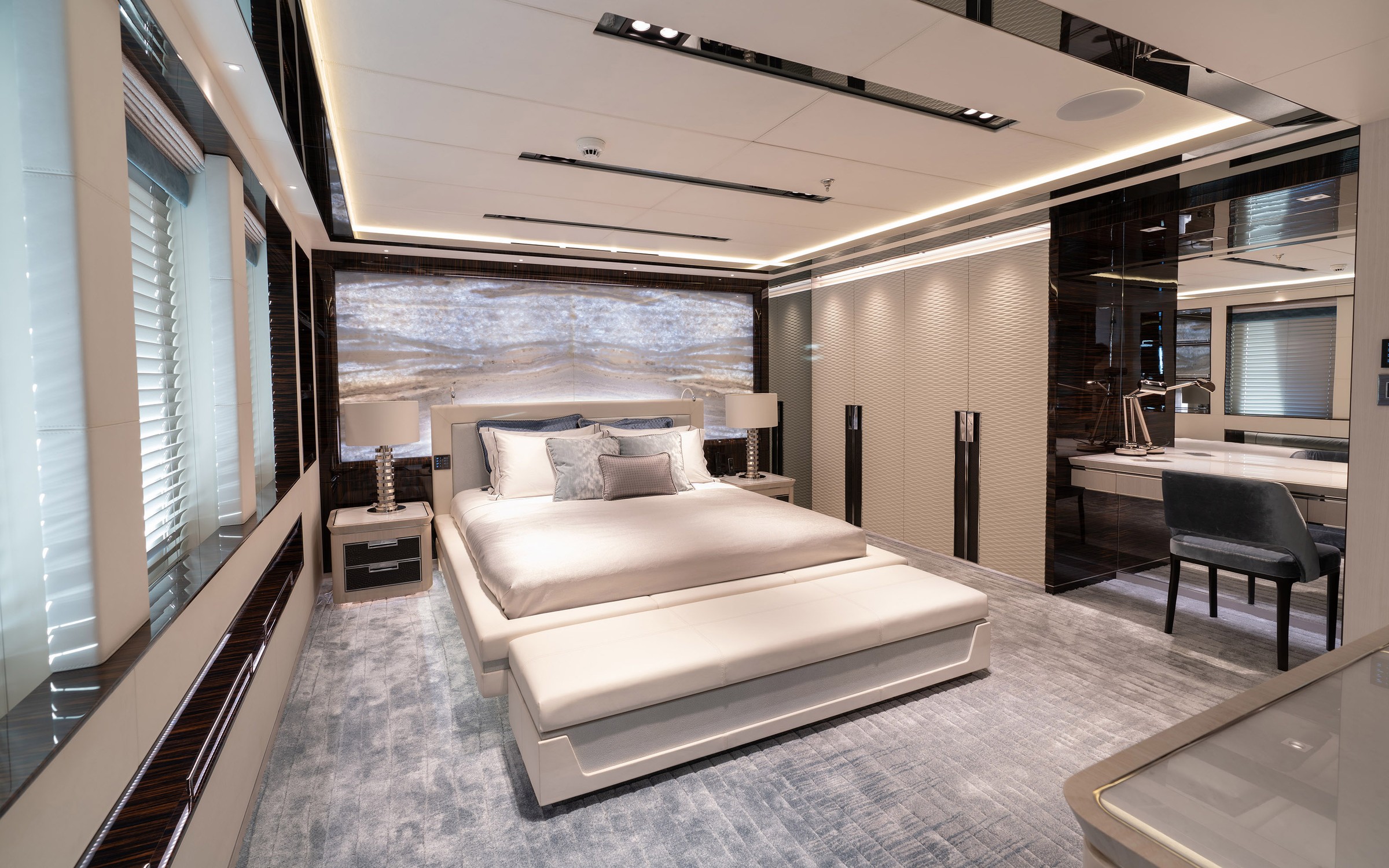 Tatiana, 80m new build superyacht, built by Bilgin Yachts, designed by H2 Yacht Design — photograph 13