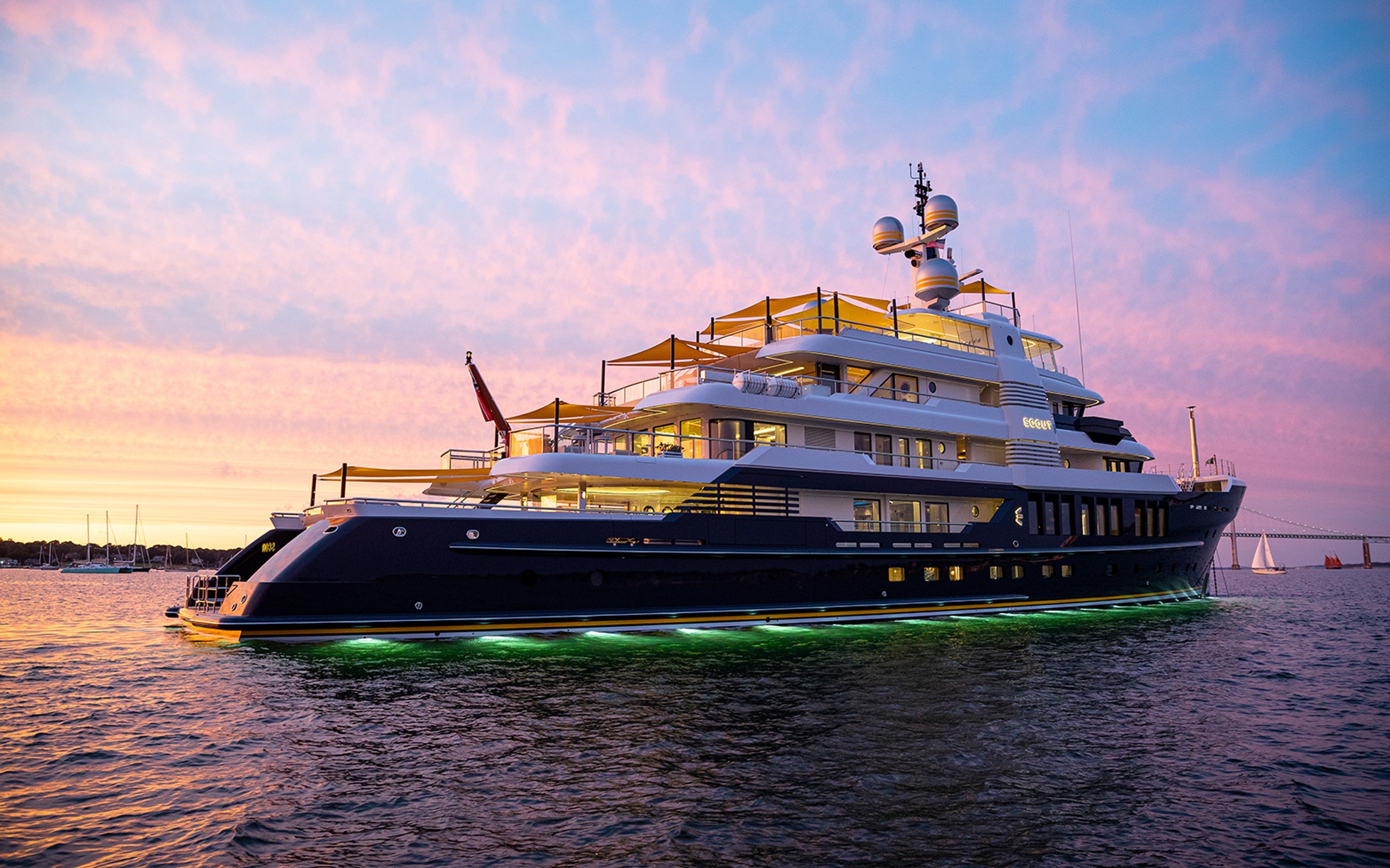 Scout, 64m new build superyacht, built by Hakvoort, designed by H2 Yacht Design — photograph 7