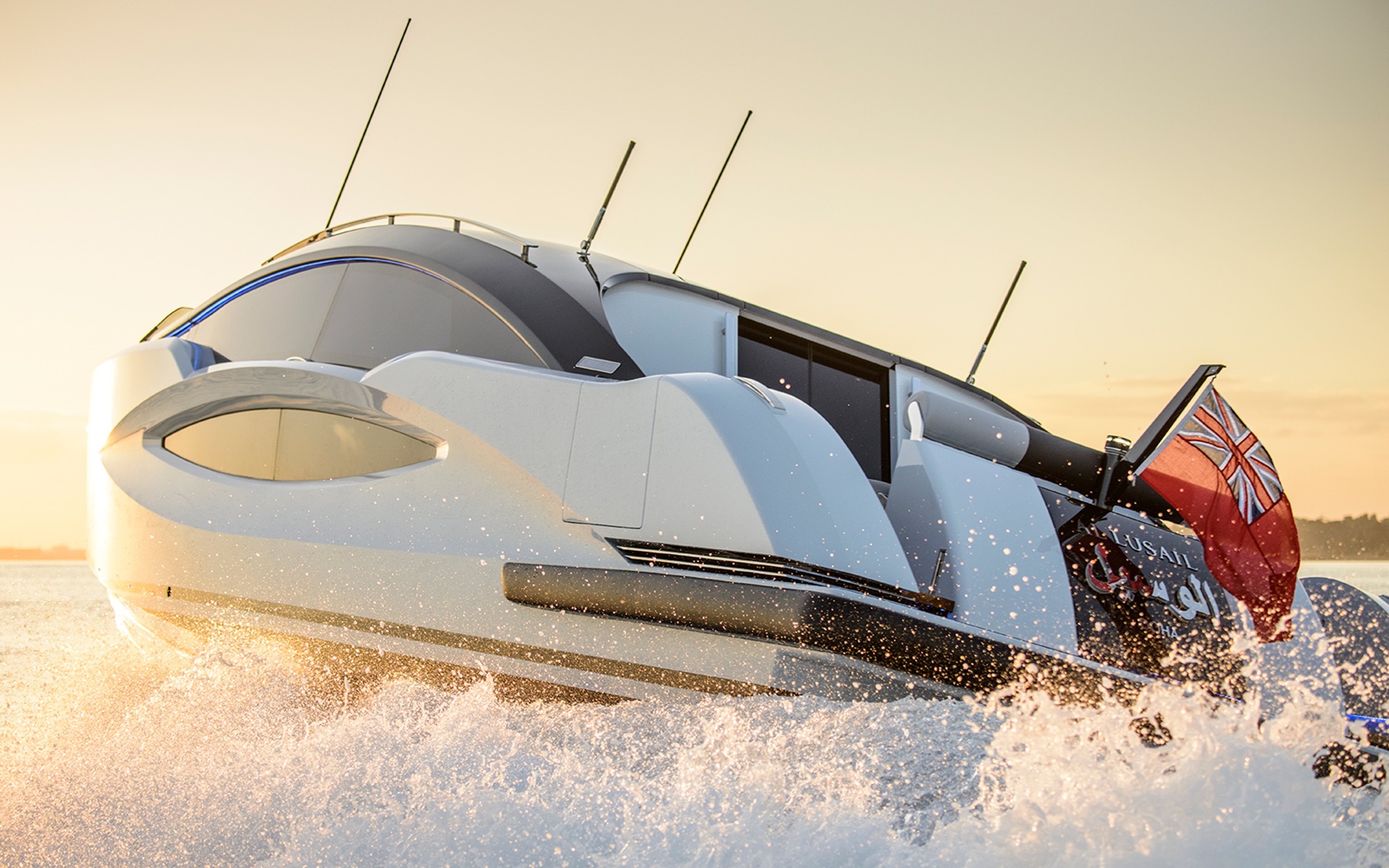 Al Lusail – Open Limo Tender, 11.2m yacht tender, built by Compass Tenders, designed by H2 Yacht Design — photograph 4
