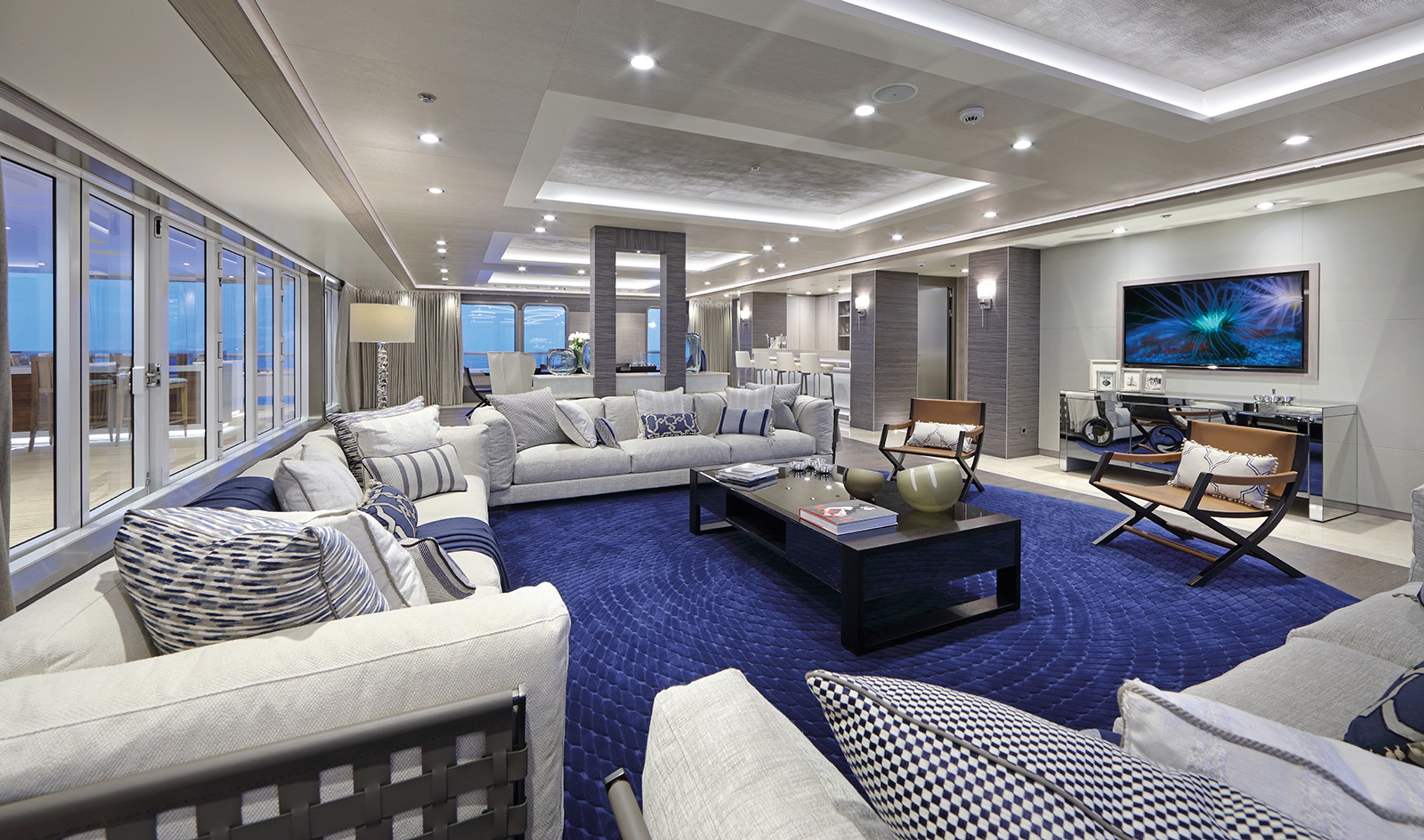 Andromeda, 107m new build superyacht, built by Kleven, designed by H2 Yacht Design — photograph 10