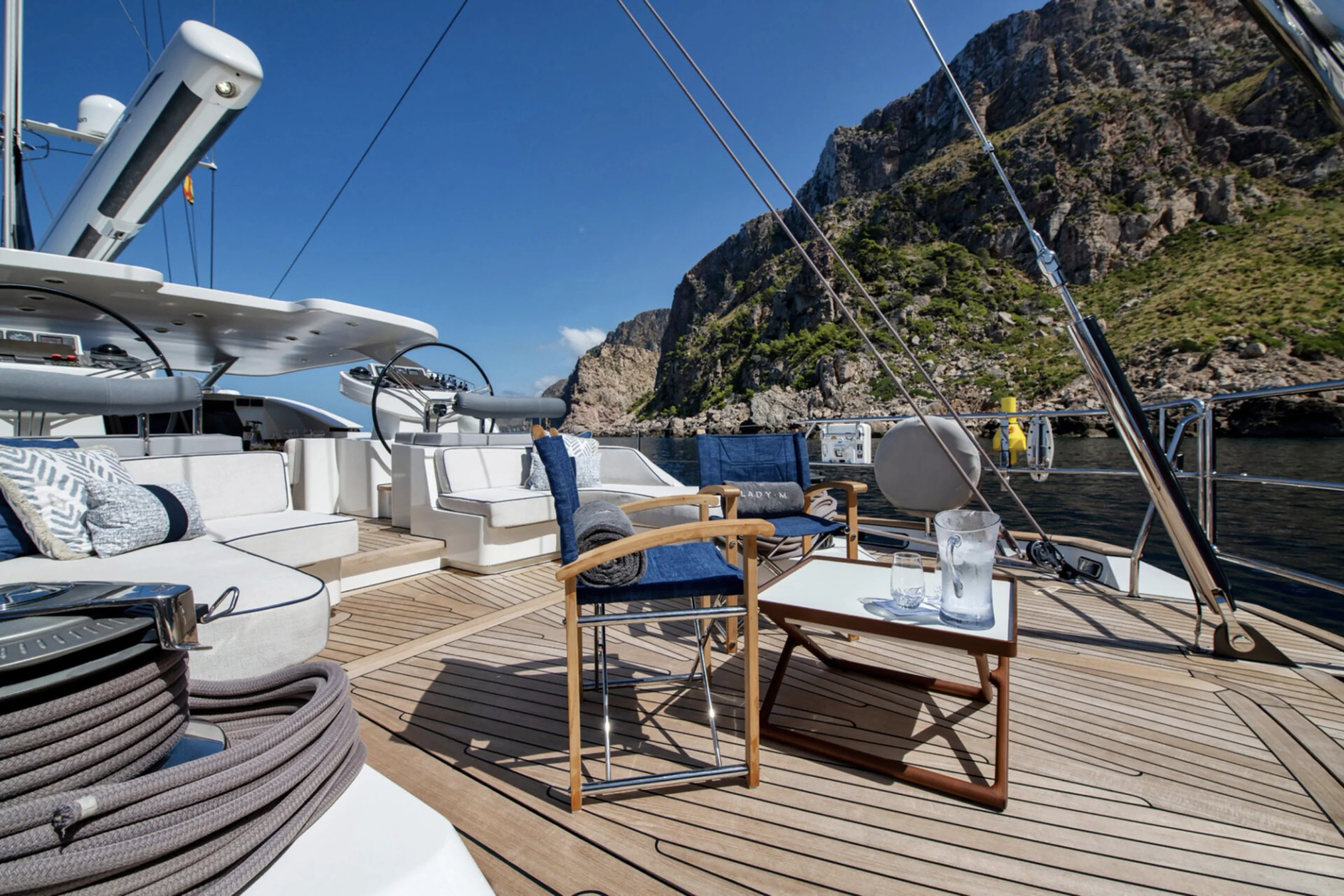 Dakota, 39m superyacht refit, built by Fitzroy Yachts, designed by H2 Yacht Design — photograph 7