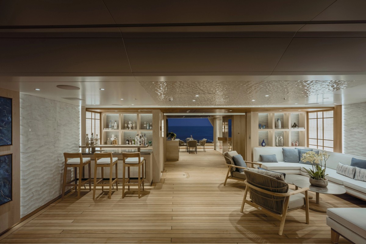 Victorious, 85m new build superyacht, built by AKYACHT, designed by H2 Yacht Design — photograph 8