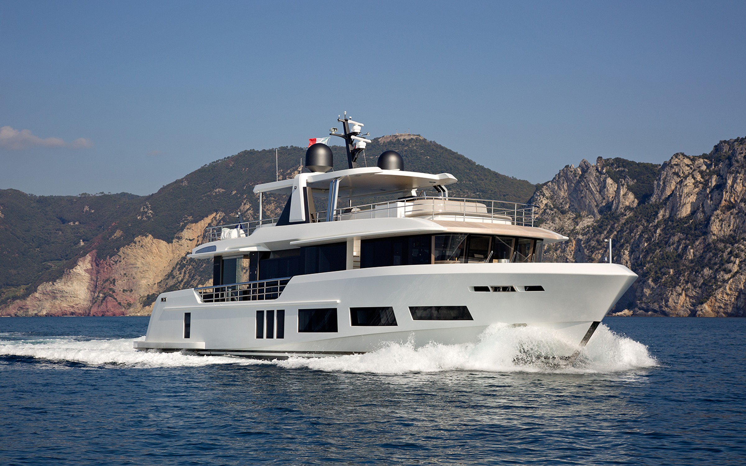 Andreika, 32.3m new build superyacht, built by Alpha Custom Yacht, designed by H2 Yacht Design — photograph 1