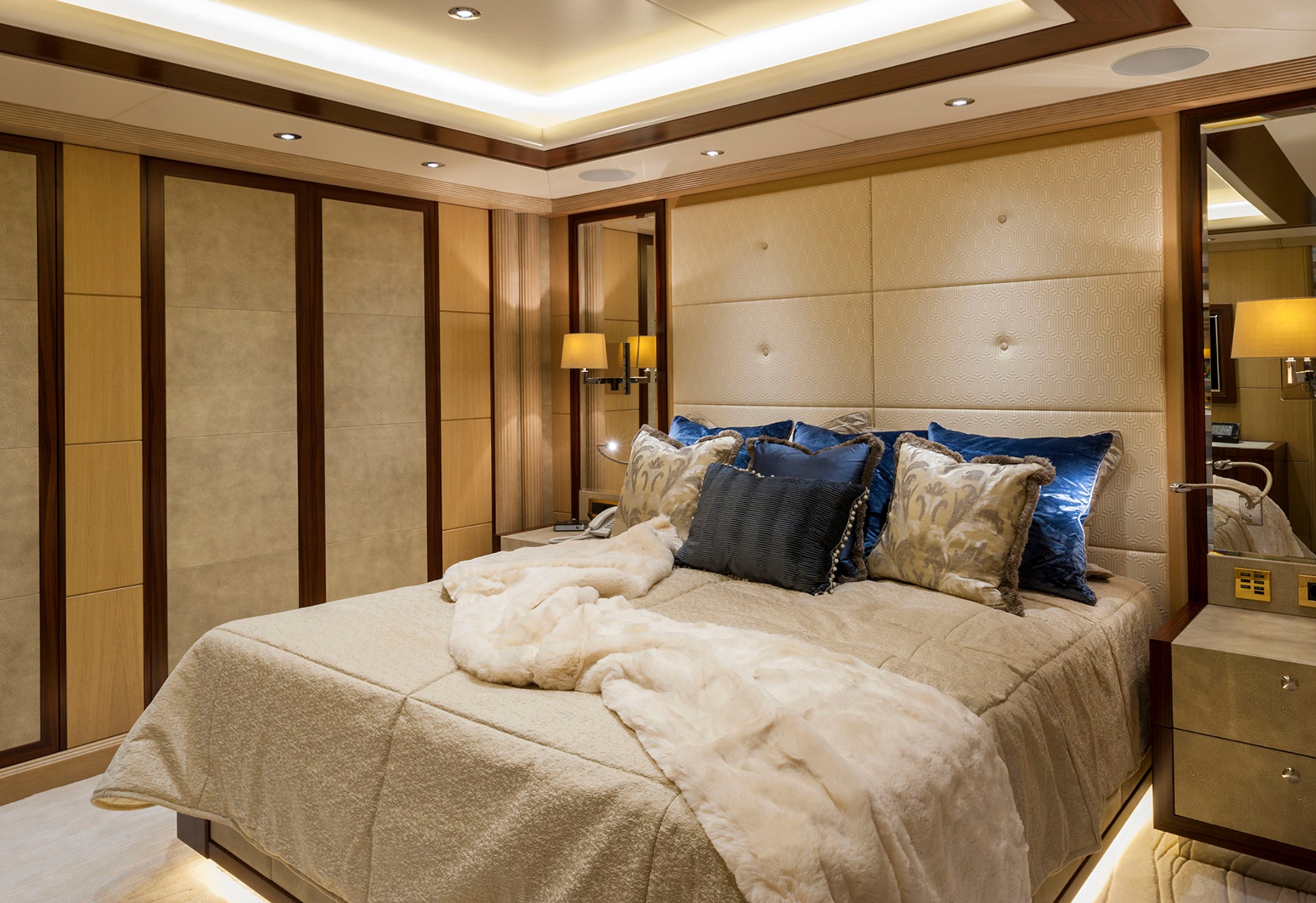 II Vagabondo, 65m superyacht refit, built by Dunya/Ursa, designed by H2 Yacht Design — photograph 4