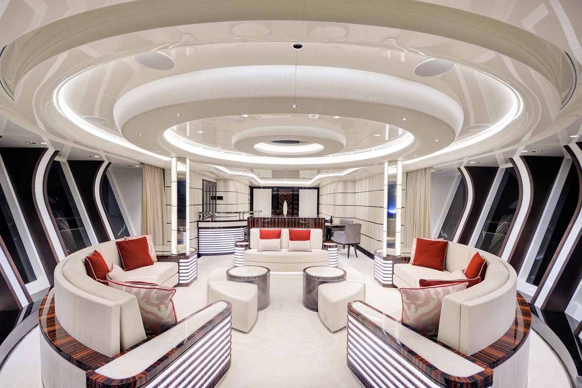 Victoria, 71m new build superyacht, built by AES Yacht, designed by H2 Yacht Design — photograph 2
