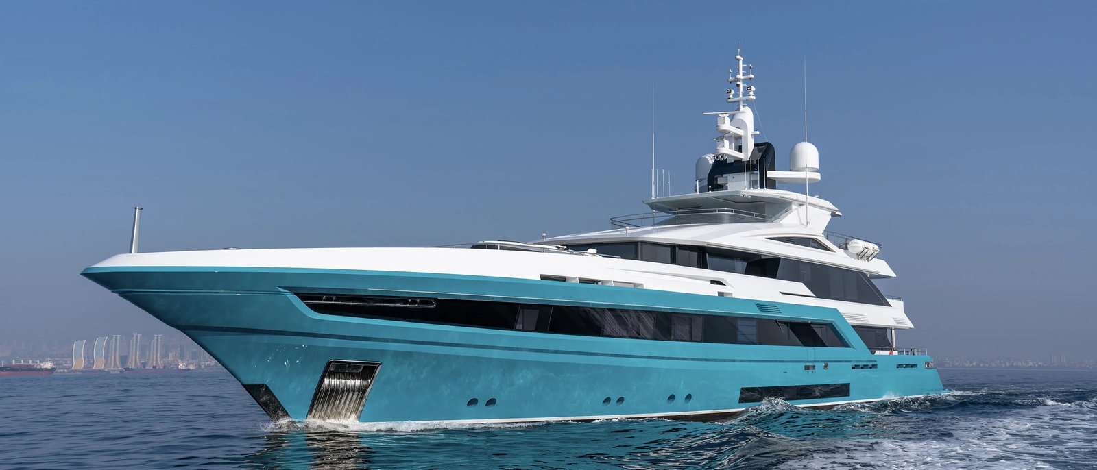 Jewels, 52.5m new build superyacht, built by Turquoise Yachts, designed by H2 Yacht Design