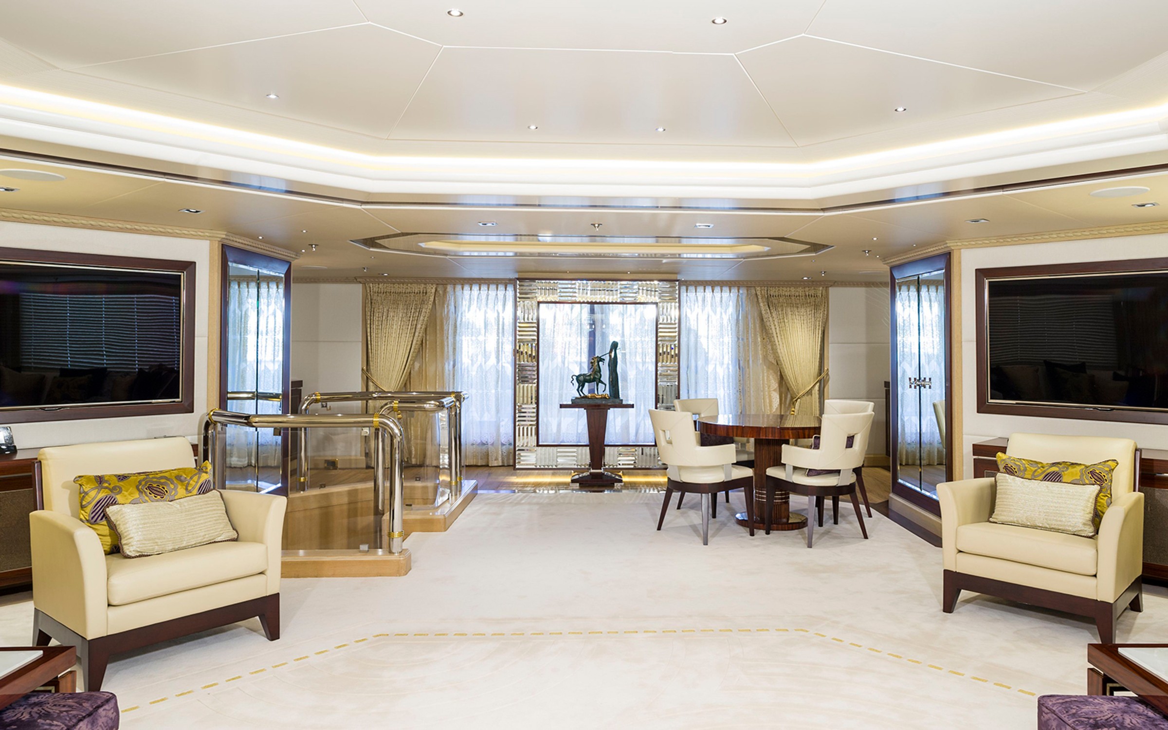 II Vagabondo, 65m superyacht refit, built by Dunya/Ursa, designed by H2 Yacht Design