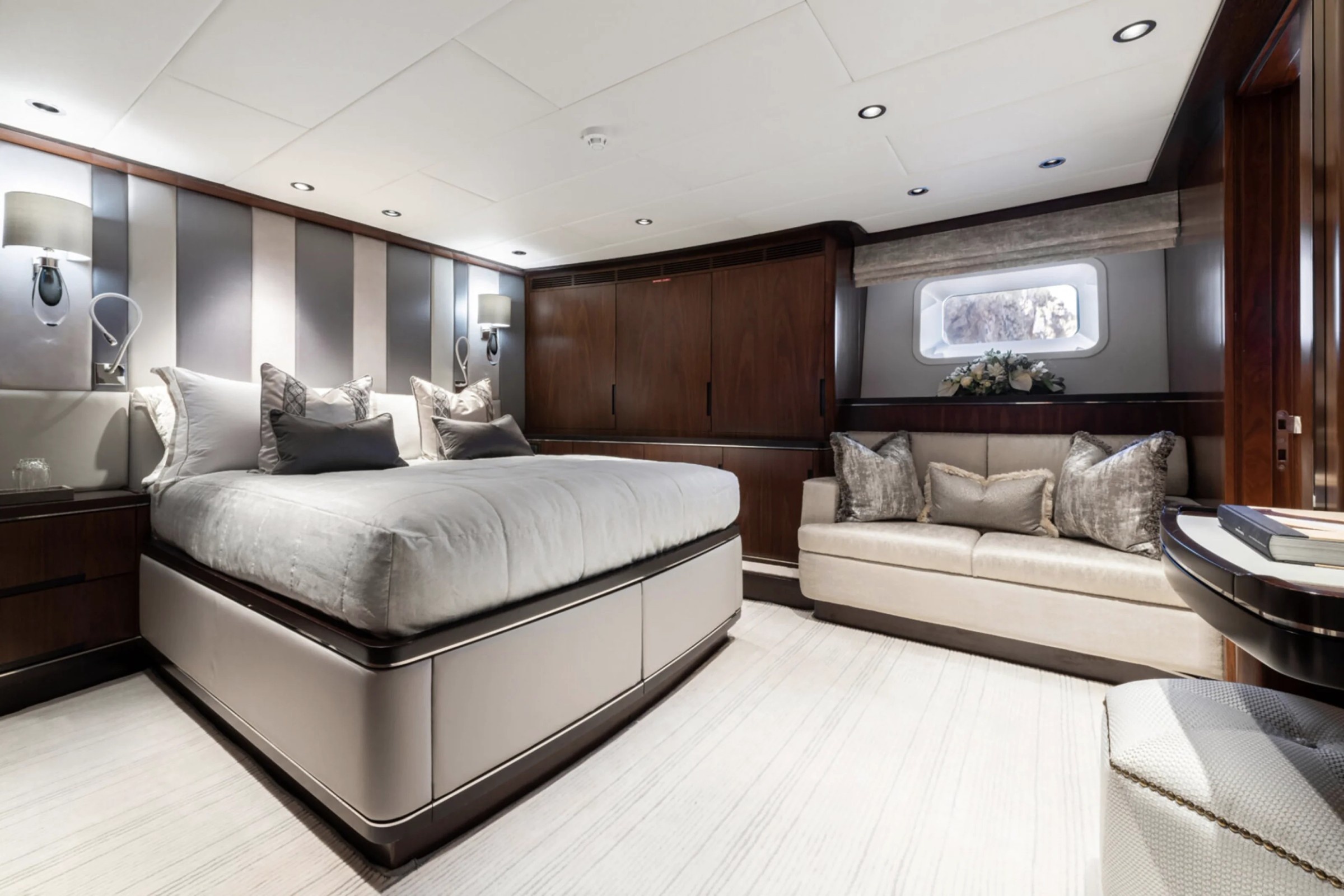 Dakota, 39m superyacht refit, built by Fitzroy Yachts, designed by H2 Yacht Design — photograph 10