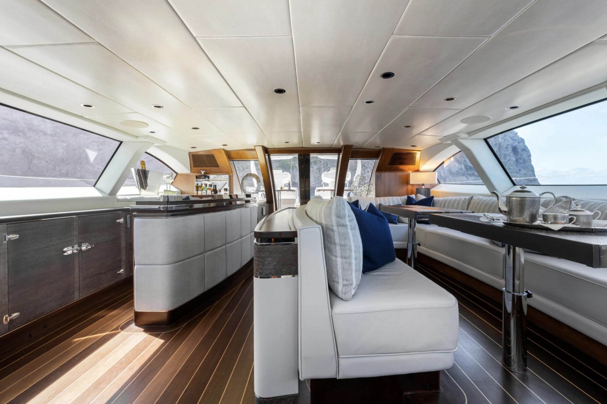 Dakota, 39m superyacht refit, built by Fitzroy Yachts, designed by H2 Yacht Design — photograph 16