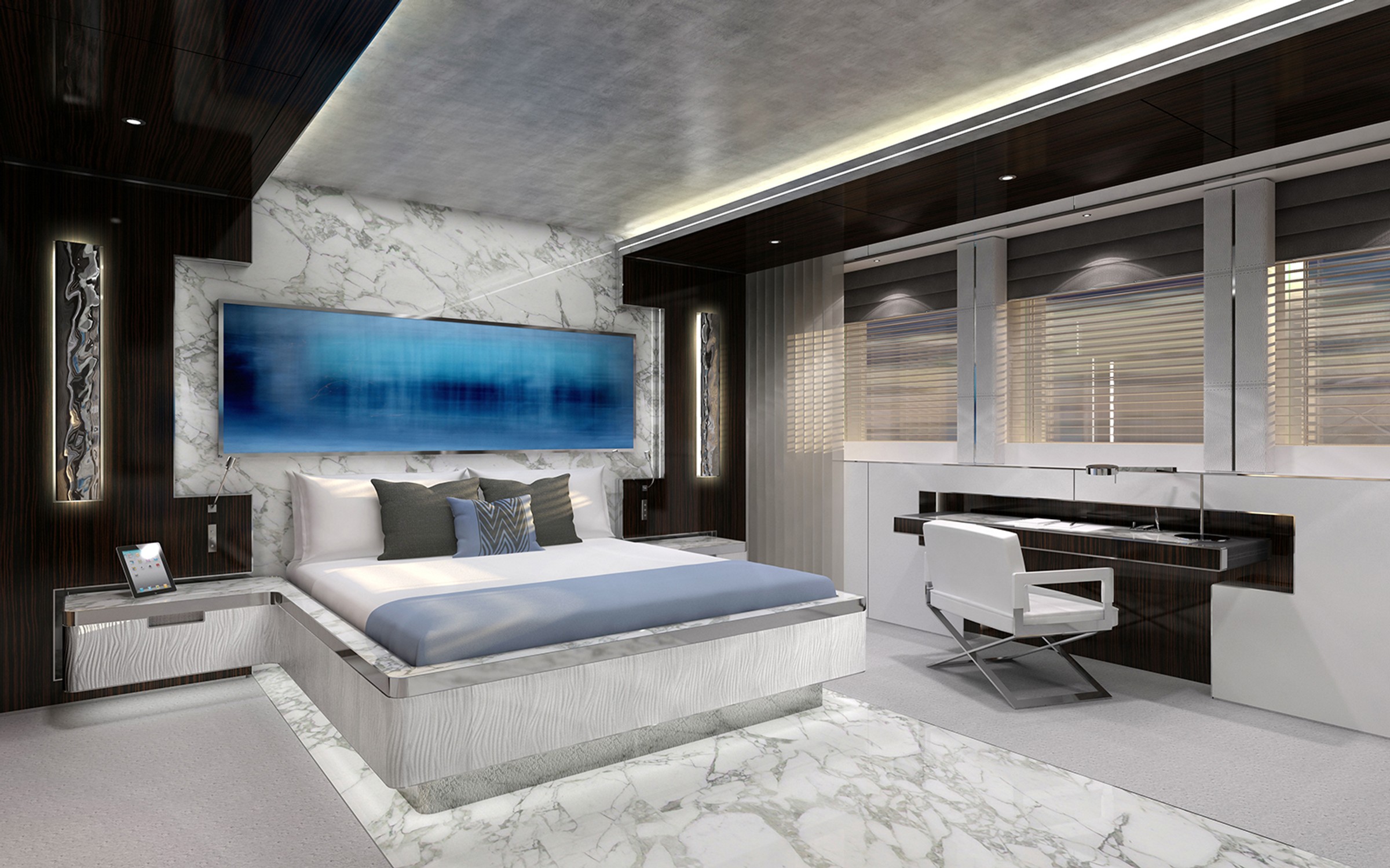 Raptor, 105m superyacht concept, designed by H2 Yacht Design — photograph 4